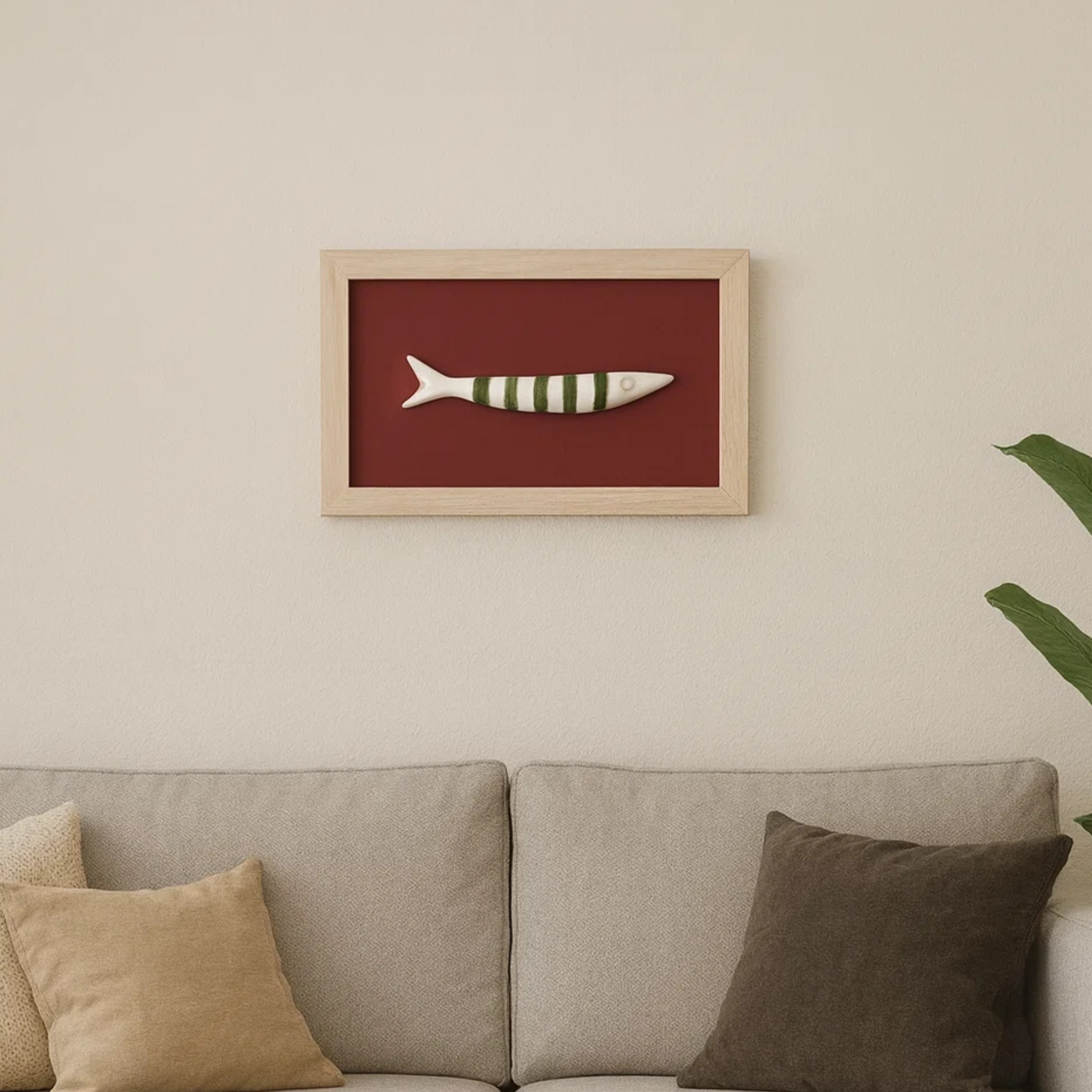 Modern Coastal Wall Art – Quirky Handblown Fish Design for Home & Gift Décor by RUSTIC HORSE GLASS STUDIO | Tooffi