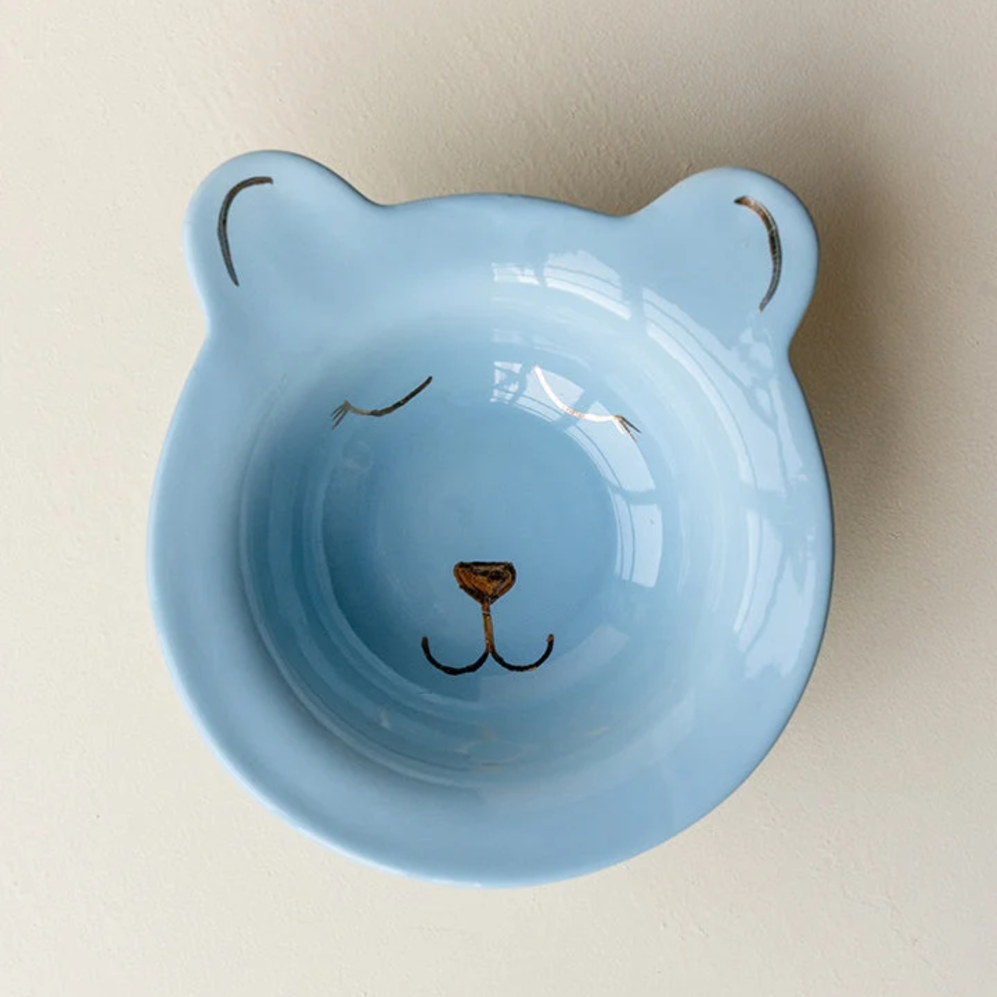 teddy breakfast set (set of 3) blue by nira's ceramics | Tooffi