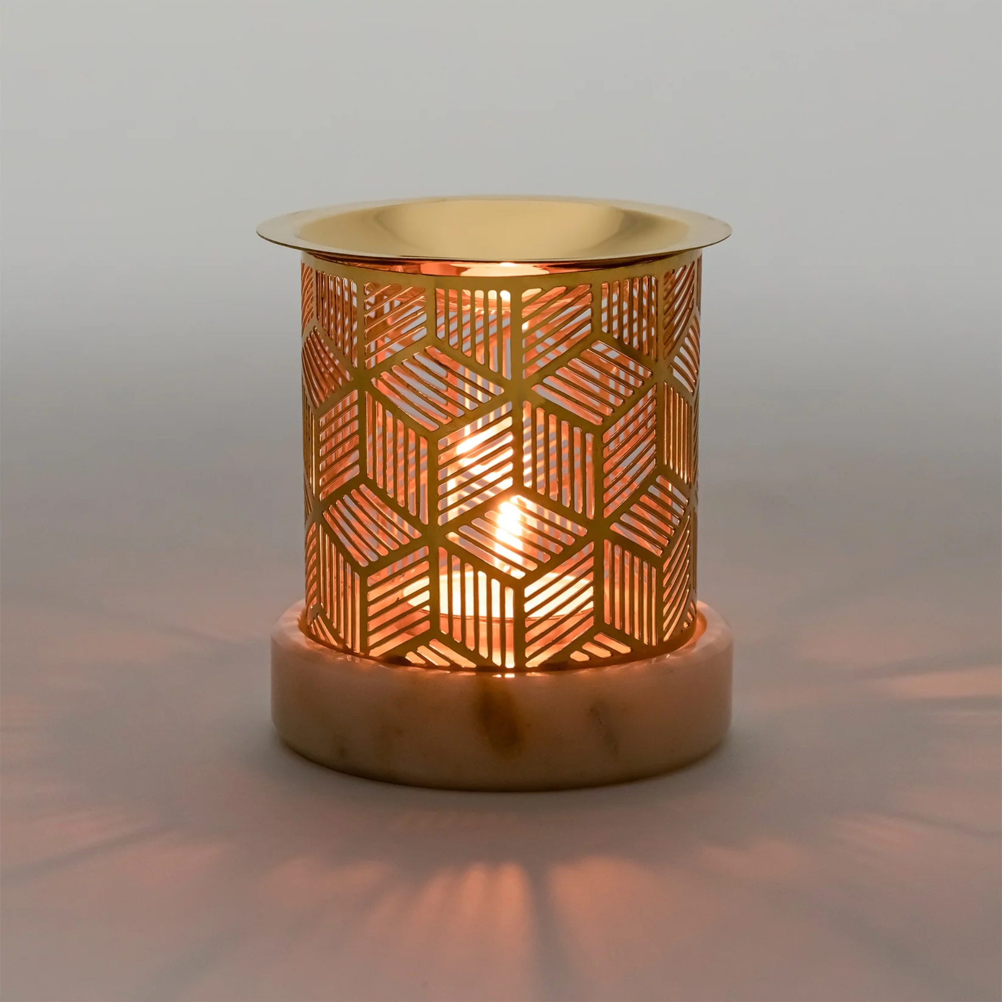Aura Diffuser - Brass with Marble Base - Saswata by Saswata | Tooffi