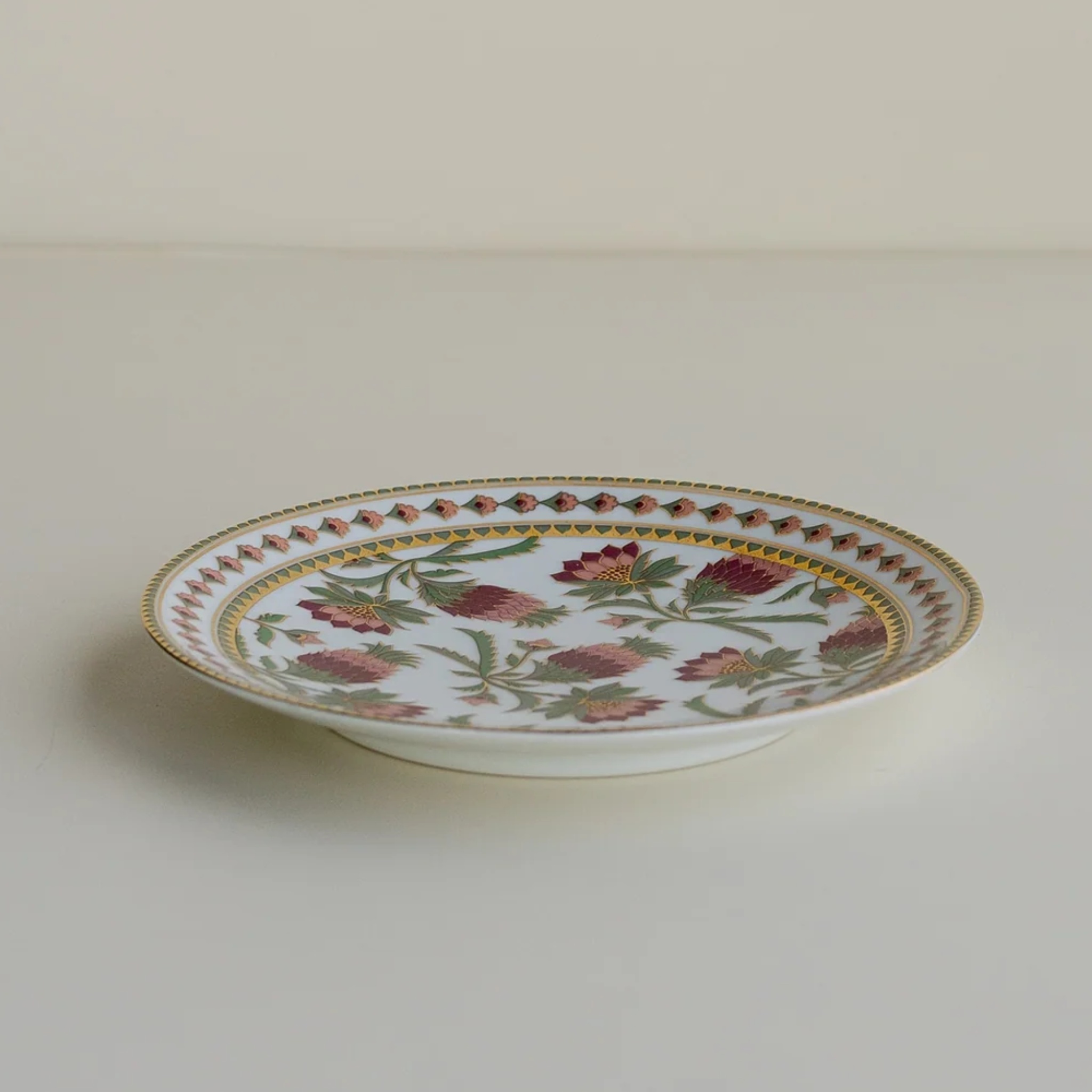 Bagh Quarter Plate (Set Of 6) by nira's ceramics | Tooffi