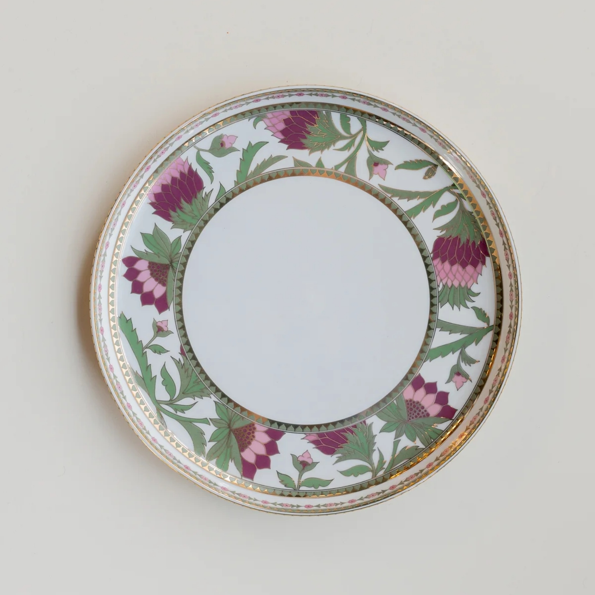Bagh Dinner Thali (Set Of 6) by nira's ceramics | Tooffi