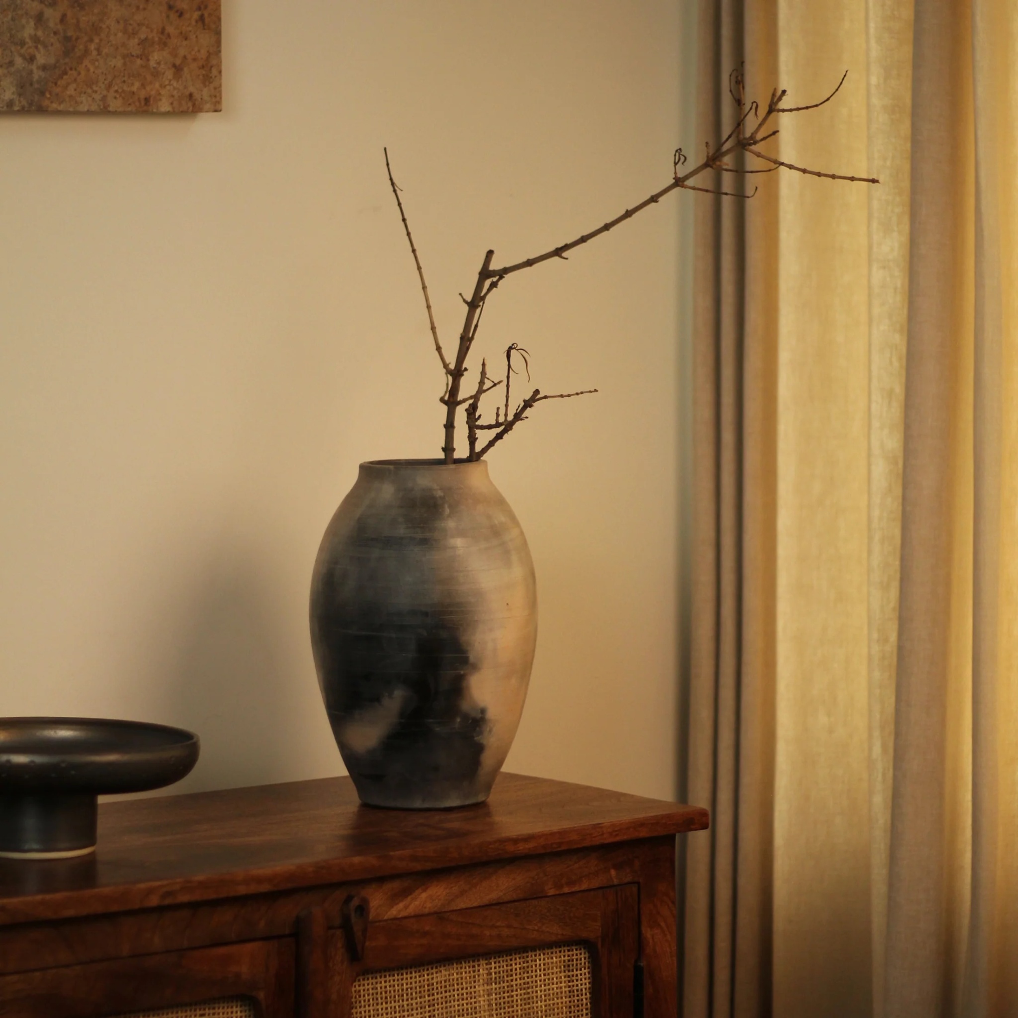 Kaari - Smoke Fired Vase by nivarah | Tooffi