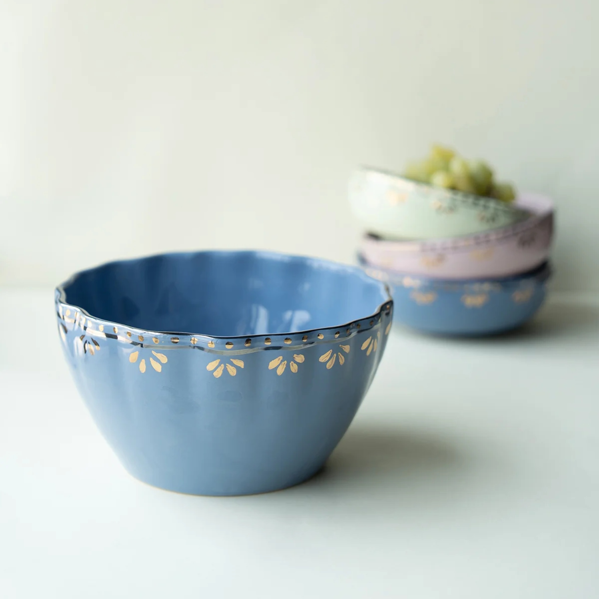 Spring salad bowl by nira's ceramics | Tooffi