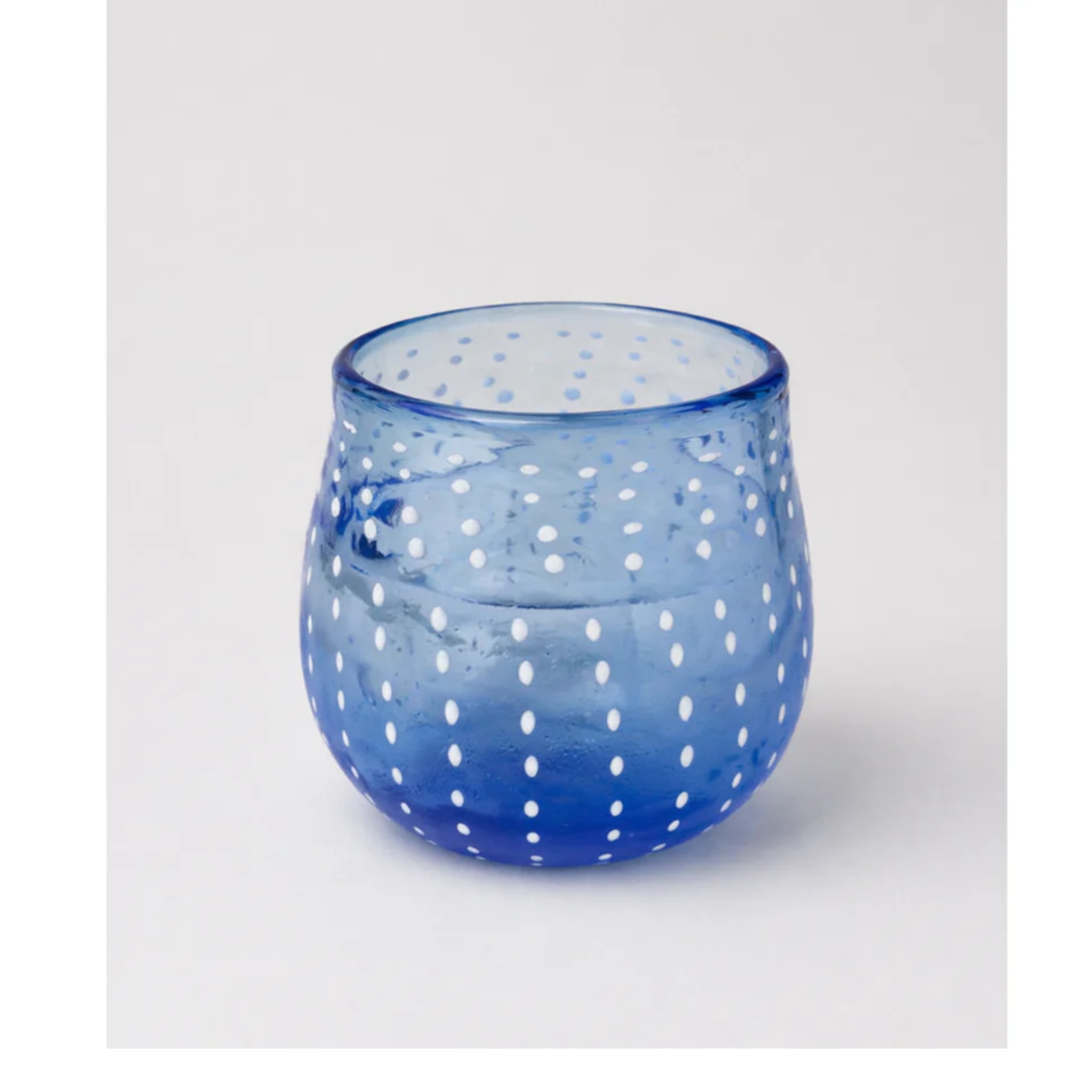 Mura Art Glass- Sky (single glass) by RUSTIC HORSE GLASS STUDIO | Tooffi