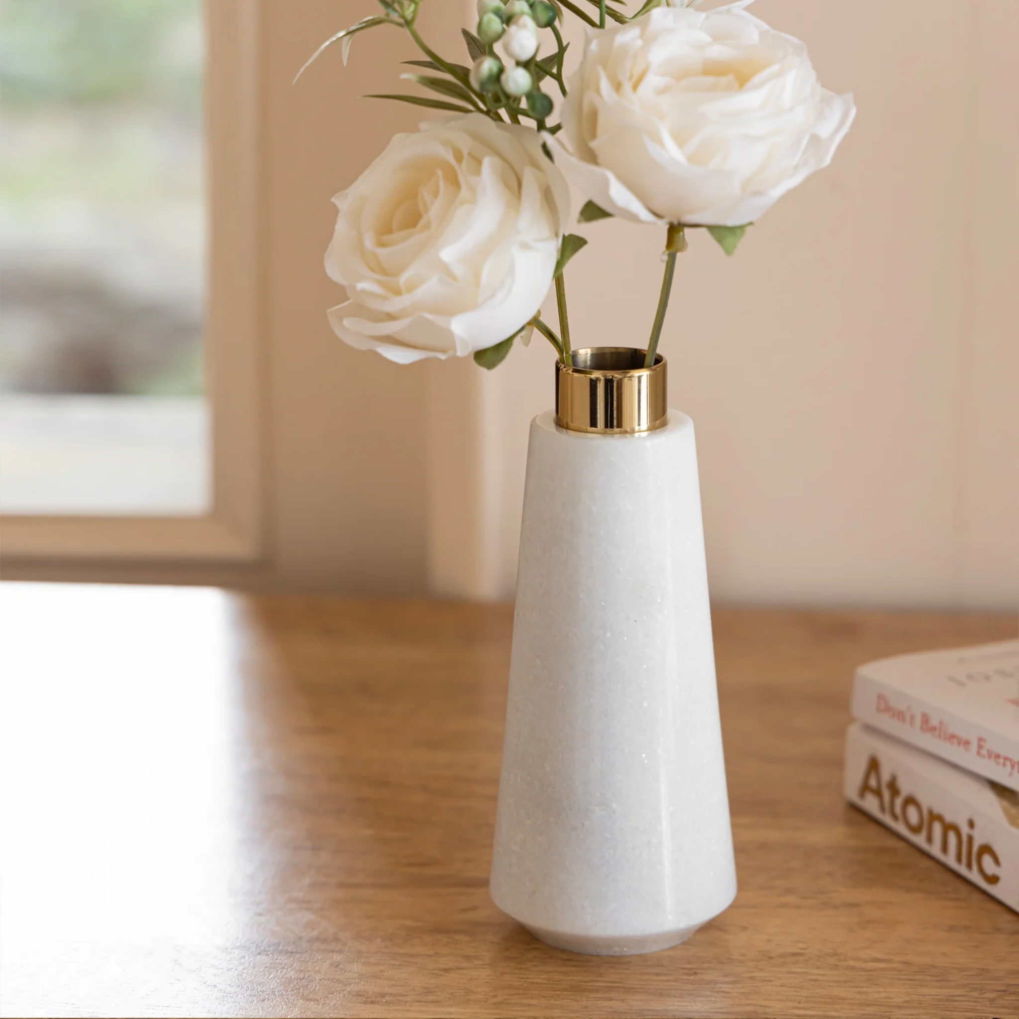 Bud Vase (White) by Saswata | Tooffi