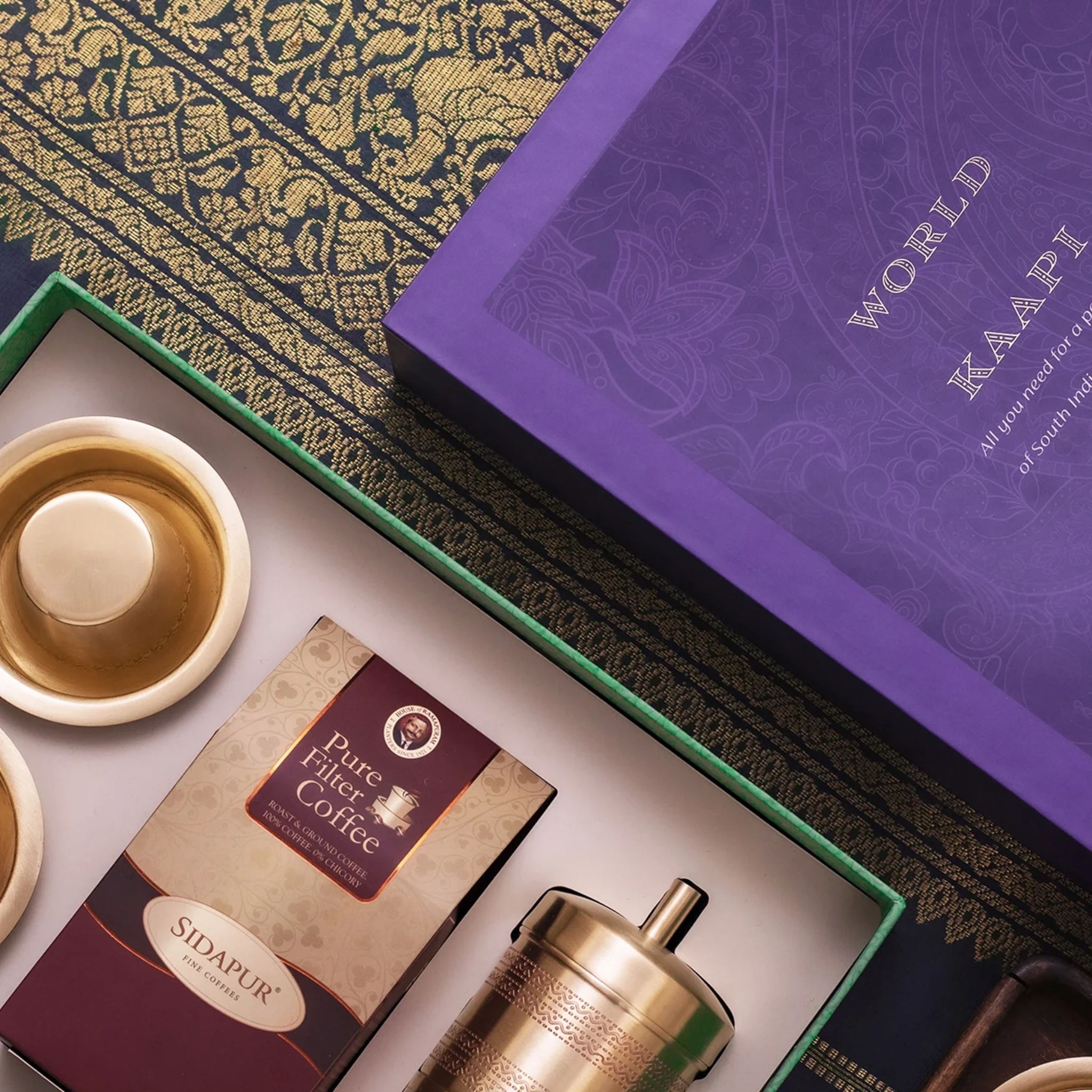 World of Kaapi - Filter Coffee Gift Box by TERRALIFE CONSUMER PRODUCTS & SERVICES PRIVATE LIMITED | Tooffi