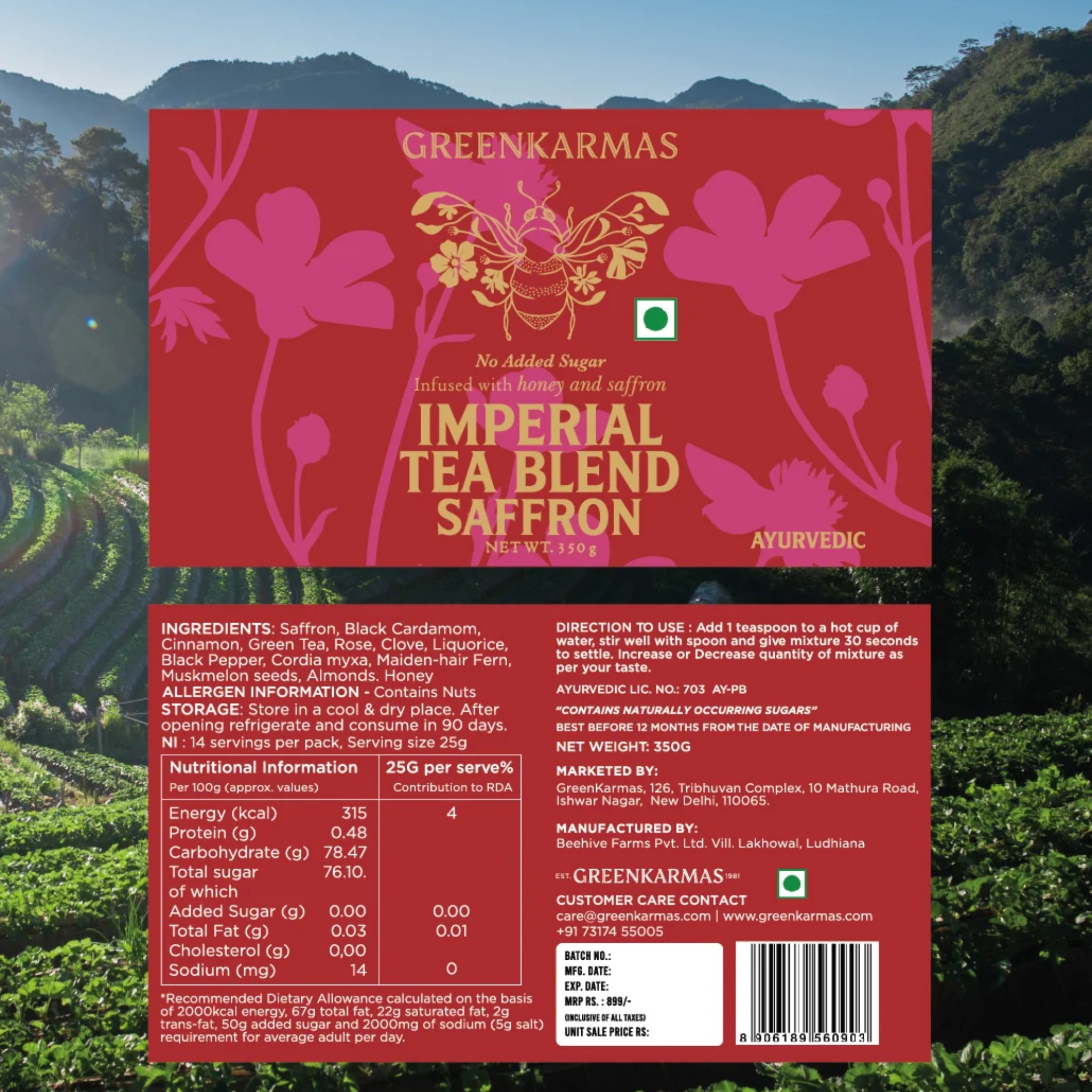 Imperial Tea Blend - Saffron by GreenKarmas | Tooffi