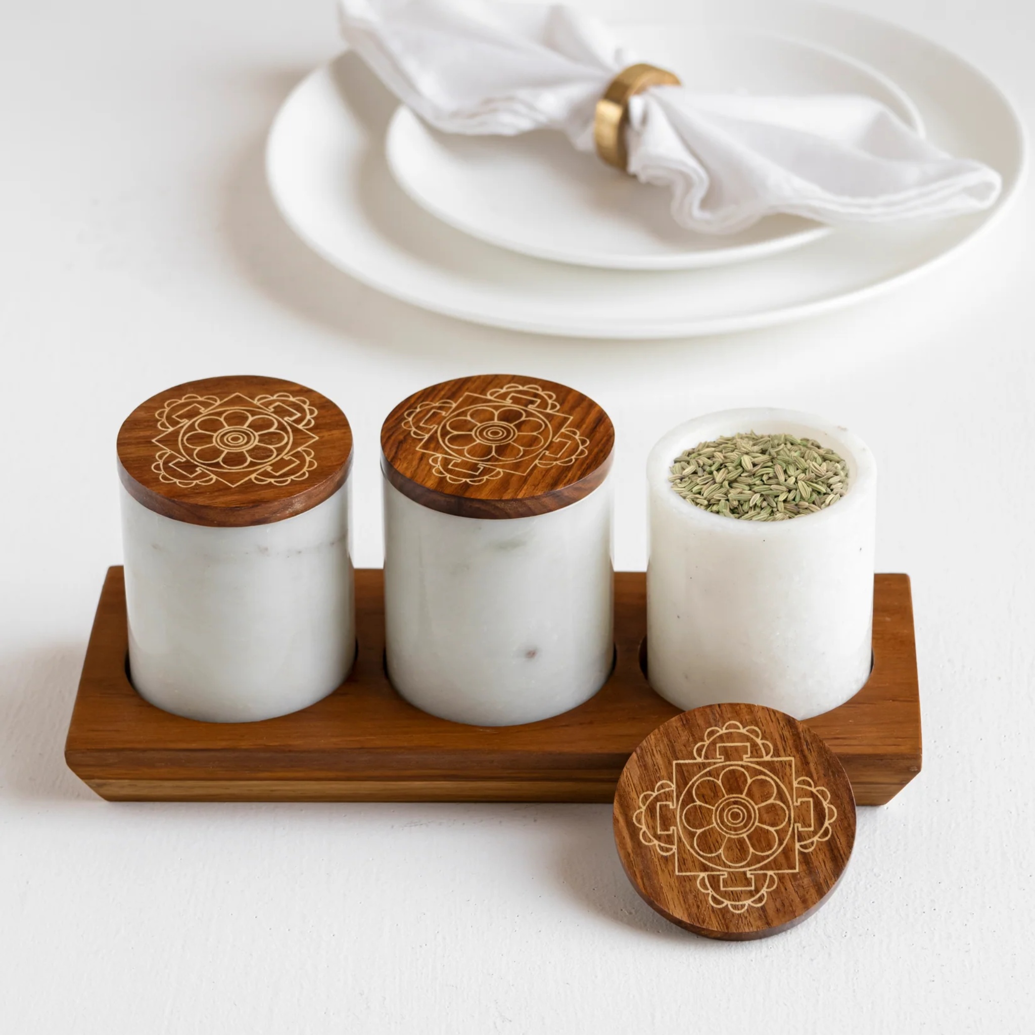 Mandala Condiment Servers by Saswata | Tooffi