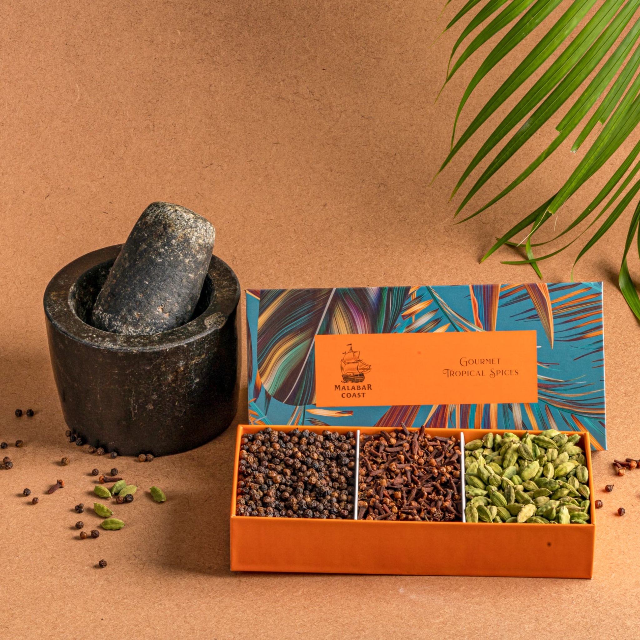 Tropical Gift Box - Gourmet Indian Spices - Small by TERRALIFE CONSUMER PRODUCTS & SERVICES PRIVATE LIMITED | Tooffi