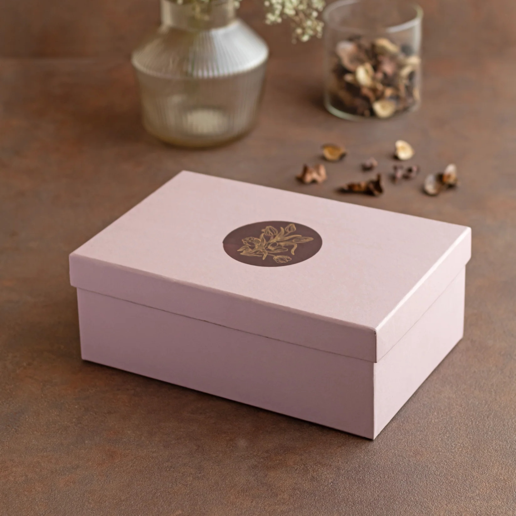 Yang Nutbowl + Coasters Gift Box by Saswata | Tooffi