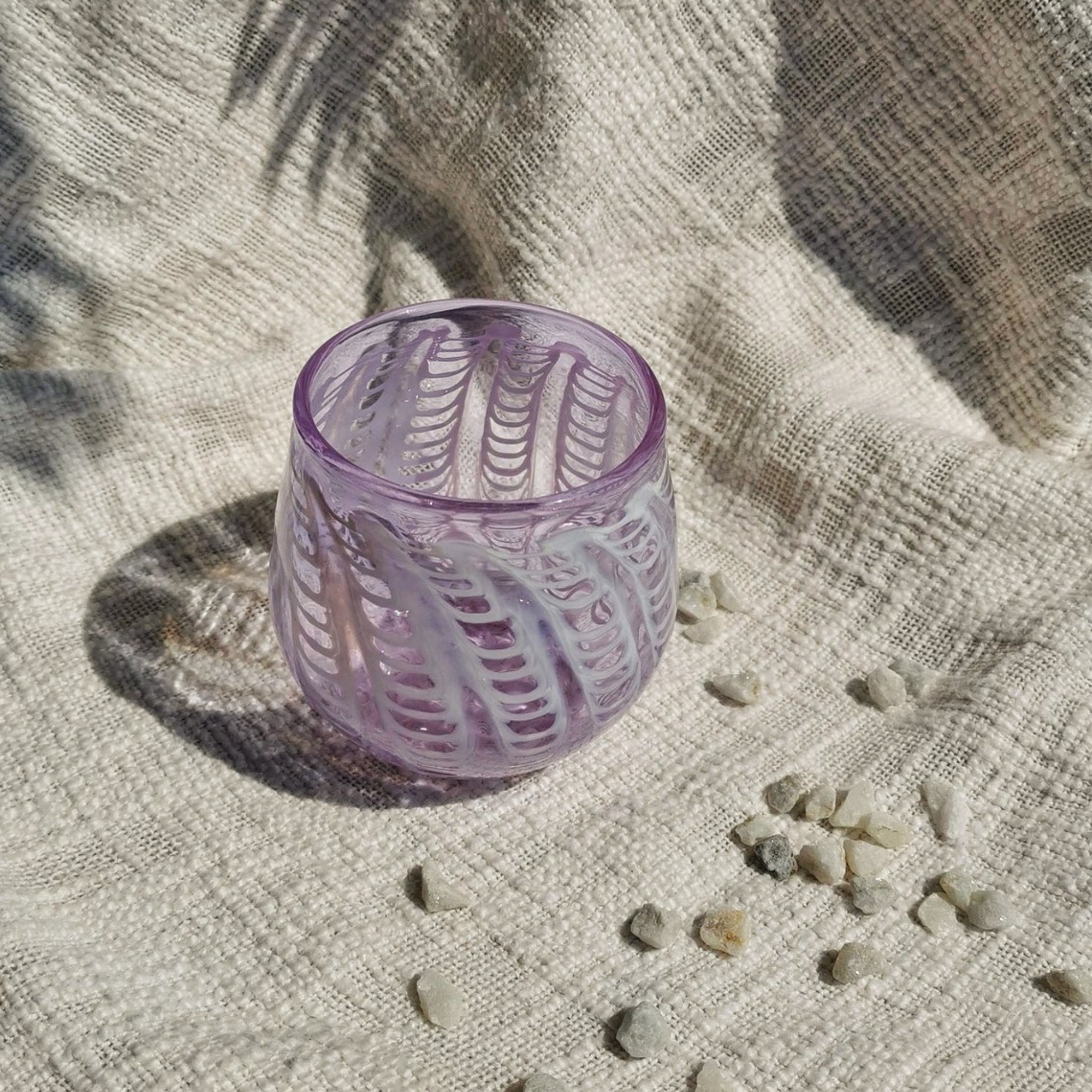 Arioso Art Glass (single glass) by RUSTIC HORSE GLASS STUDIO | Tooffi