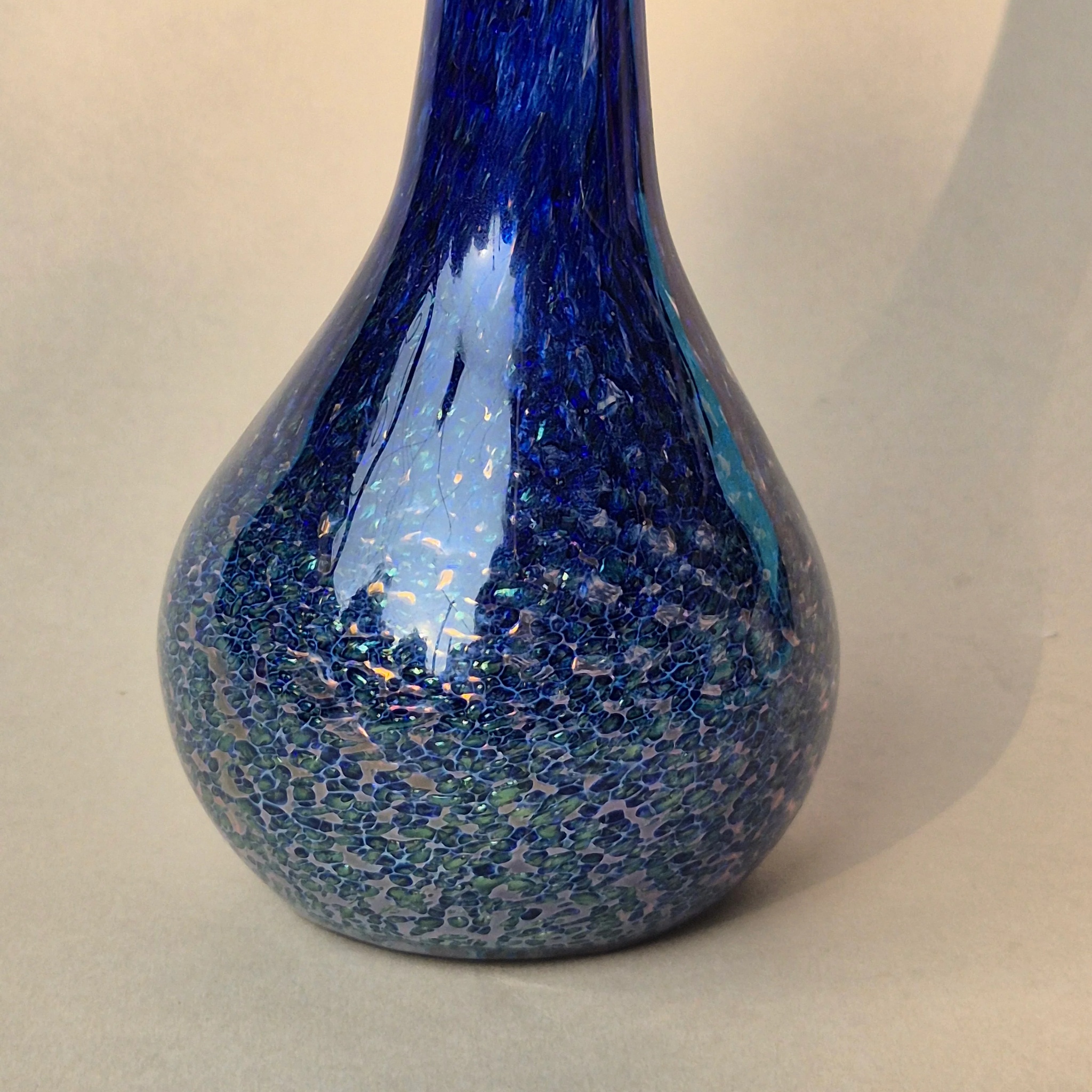 Bloom Art Holder -Blue Galaxy by RUSTIC HORSE GLASS STUDIO | Tooffi