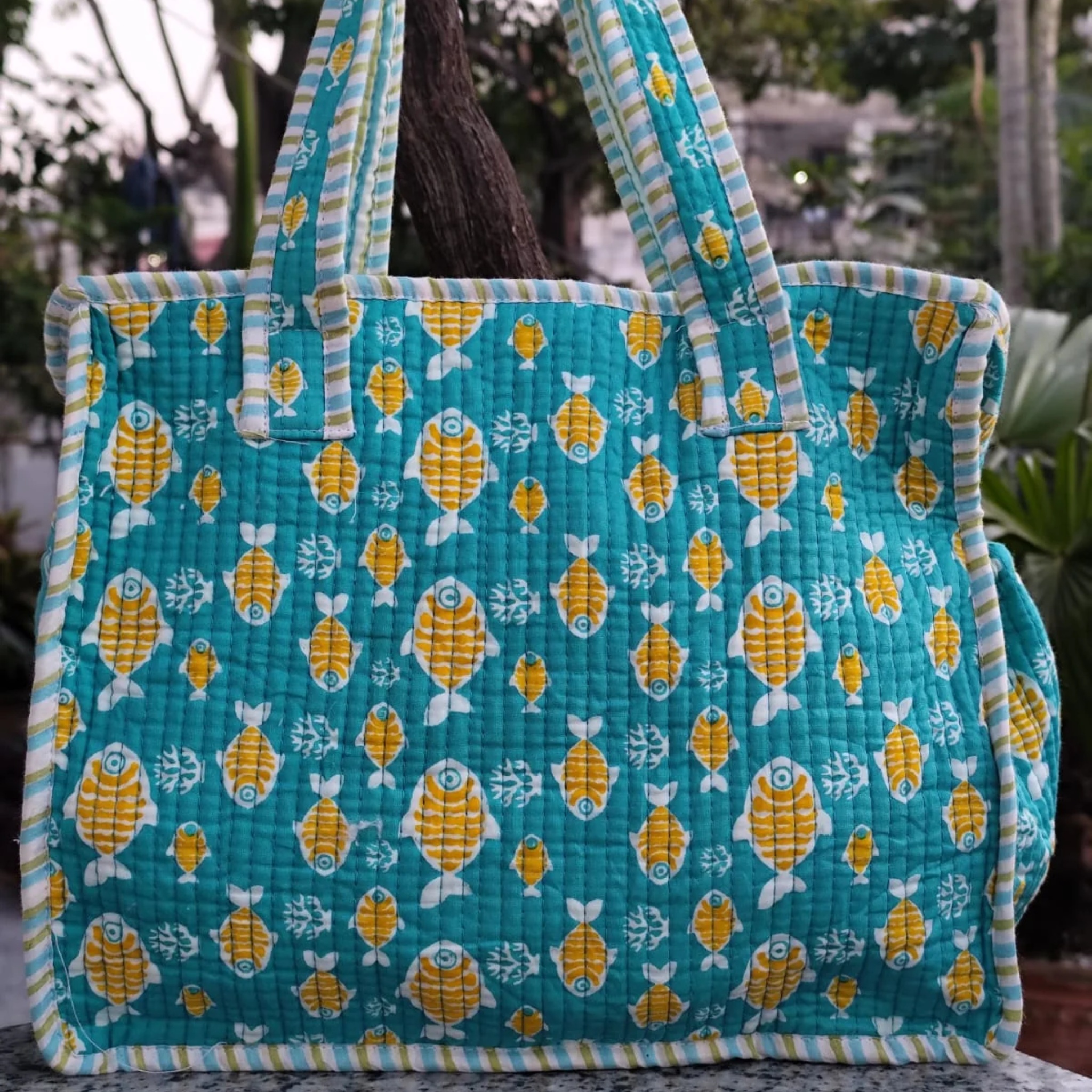 Yellow Fish Kids Essential Bag Set by Aenak Studios | Tooffi