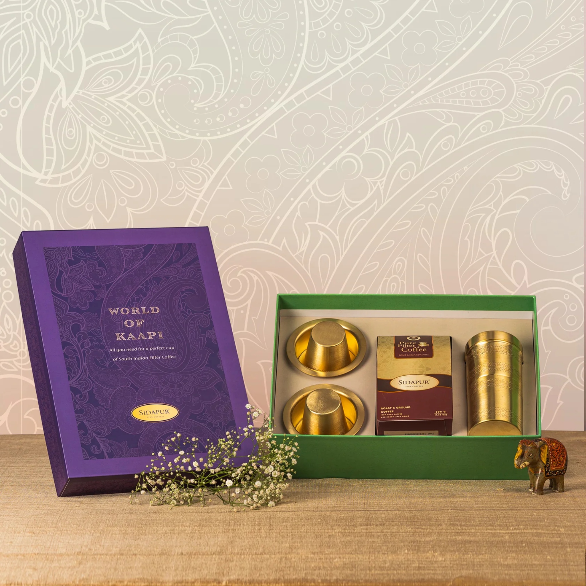 World of Kaapi - Filter Coffee Gift Box by TERRALIFE CONSUMER PRODUCTS & SERVICES PRIVATE LIMITED | Tooffi