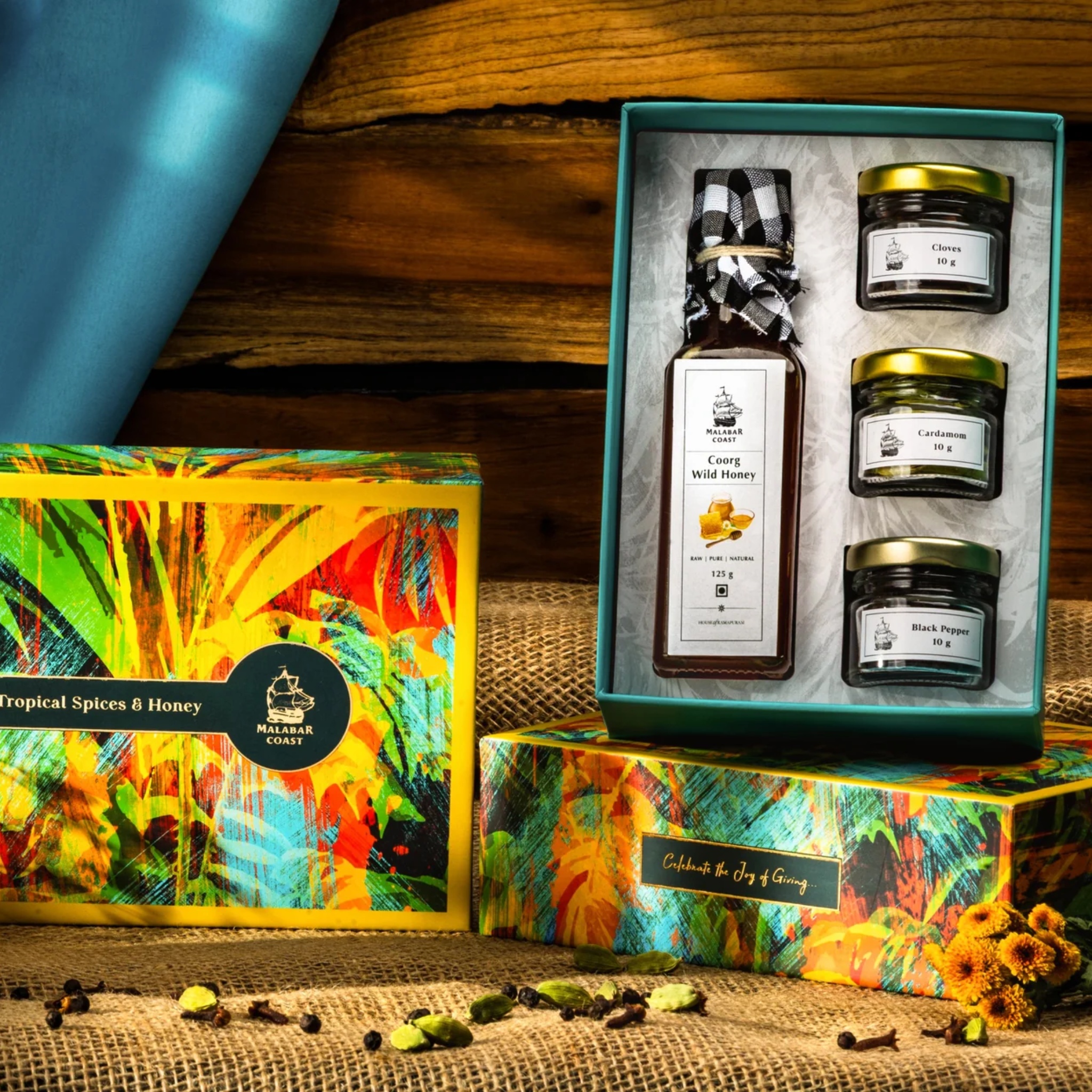 Tropical Spices & Honey Gift Box (Medium) by TERRALIFE CONSUMER PRODUCTS & SERVICES PRIVATE LIMITED | Tooffi