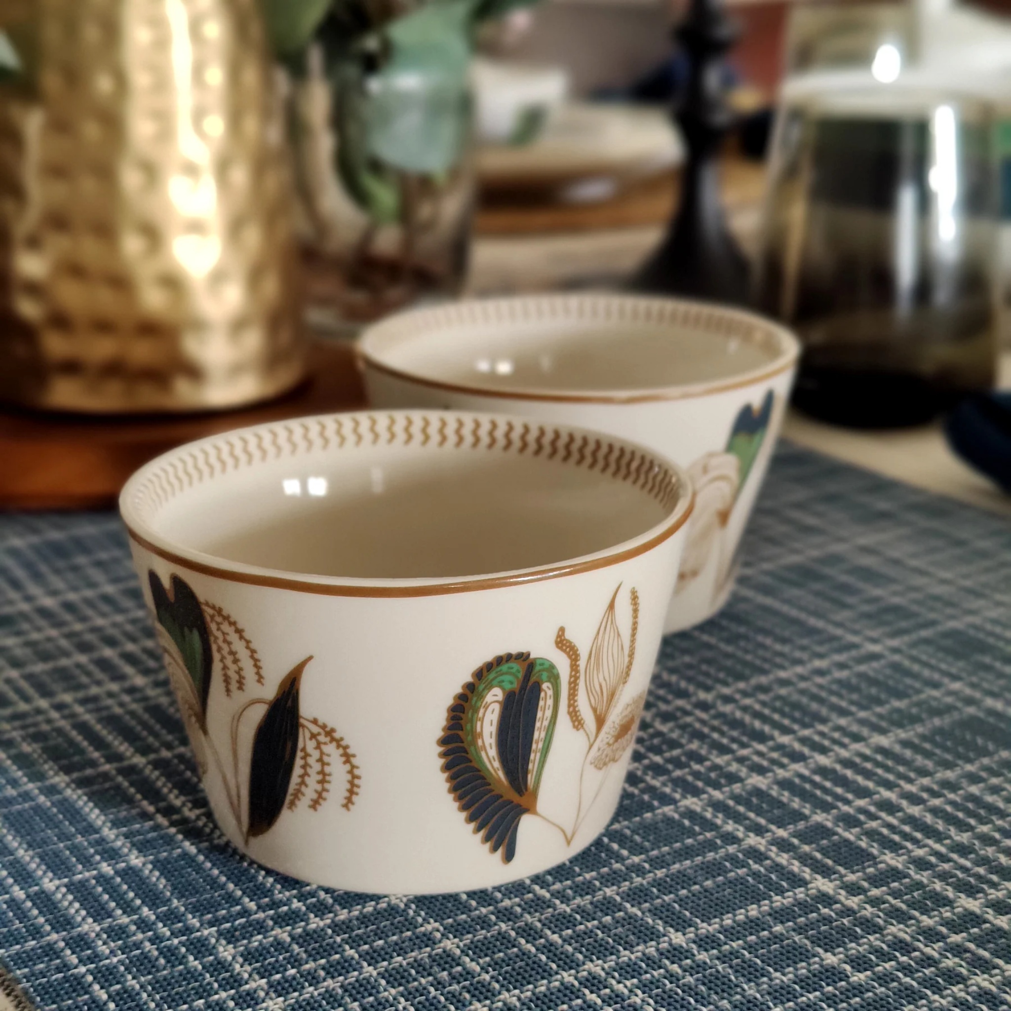 Pookkal (POR) - Dessert Bowls (Set of 2) by urbankart - ta.da tableware | Tooffi