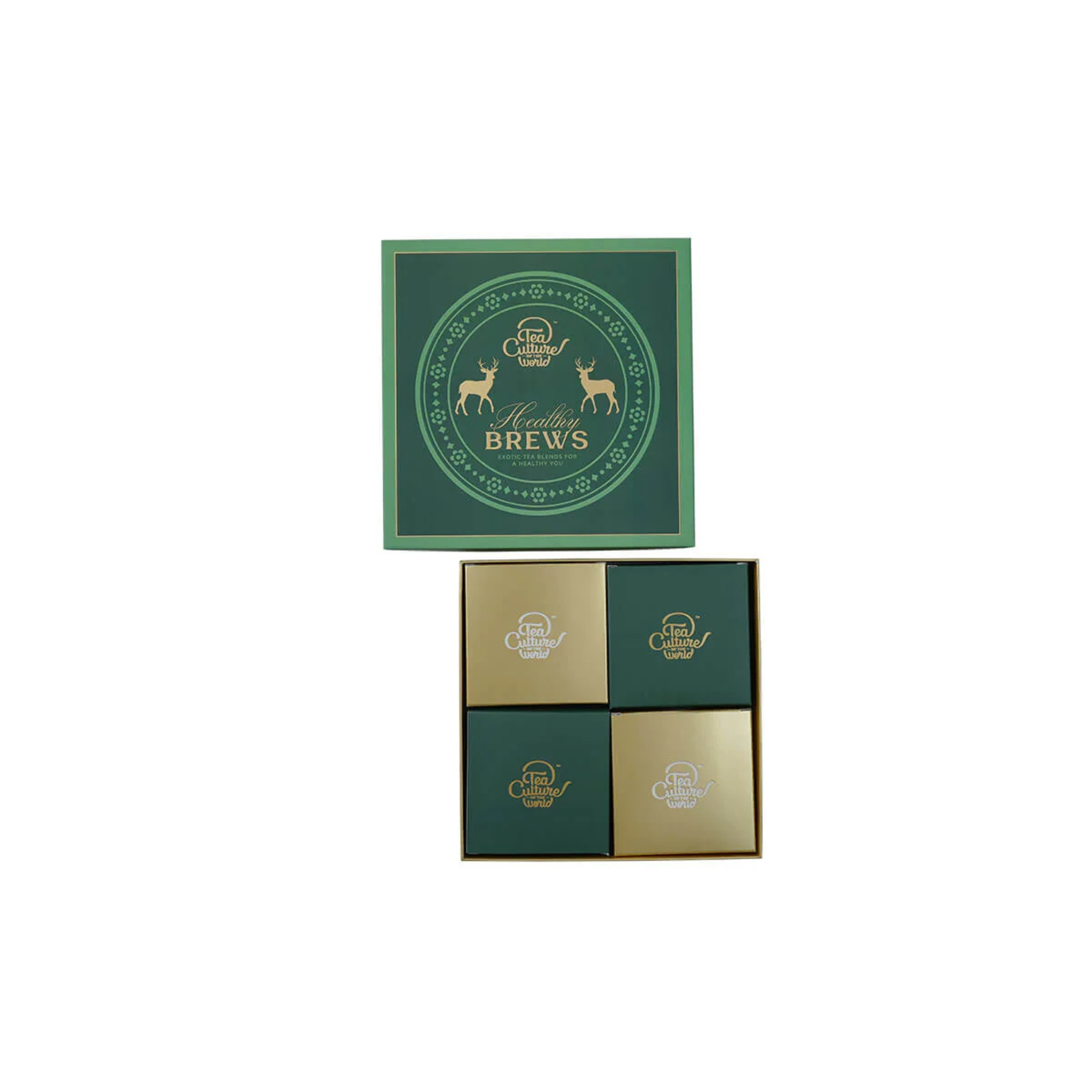 Healthy Brews — Luxury Green Tea Hamper by Tea Culture Of the World | Tooffi