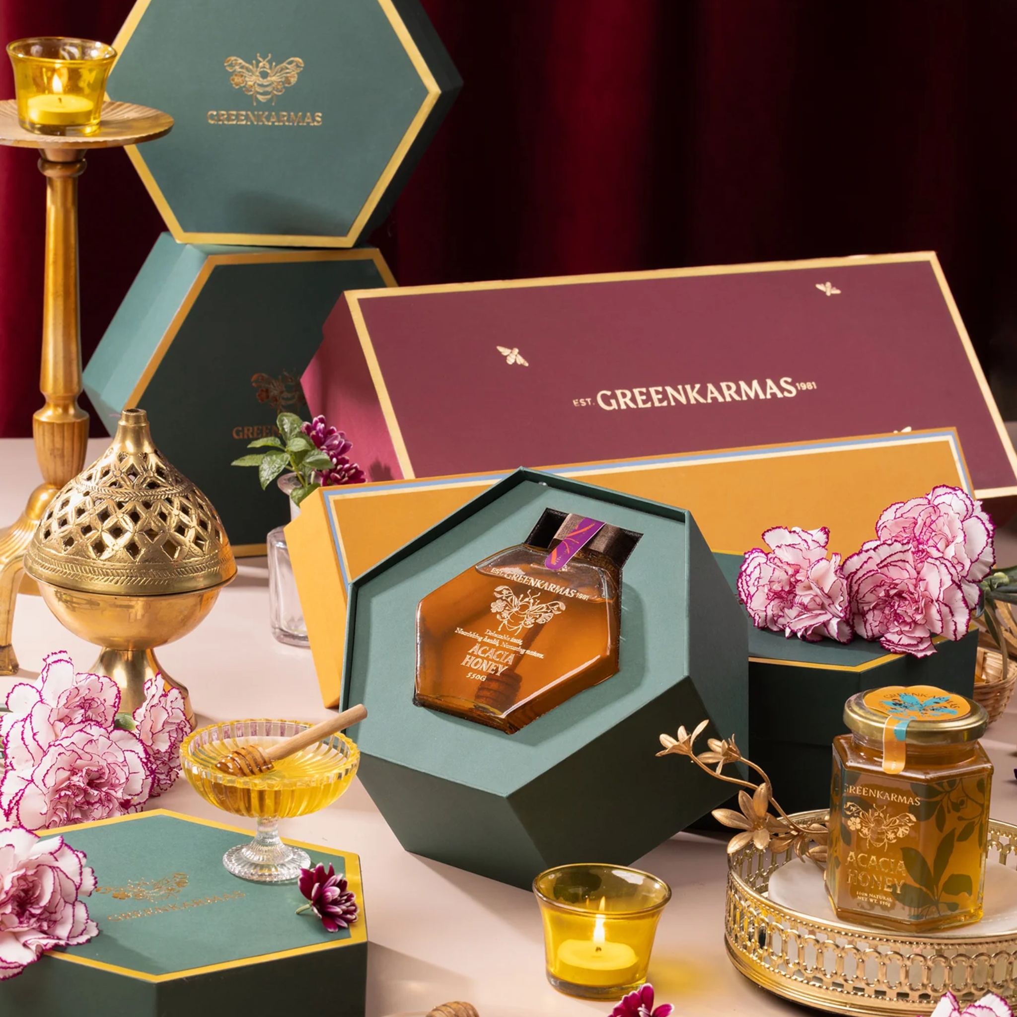Artisanal Handmade Organic Honeycomb Box by GreenKarmas | Tooffi