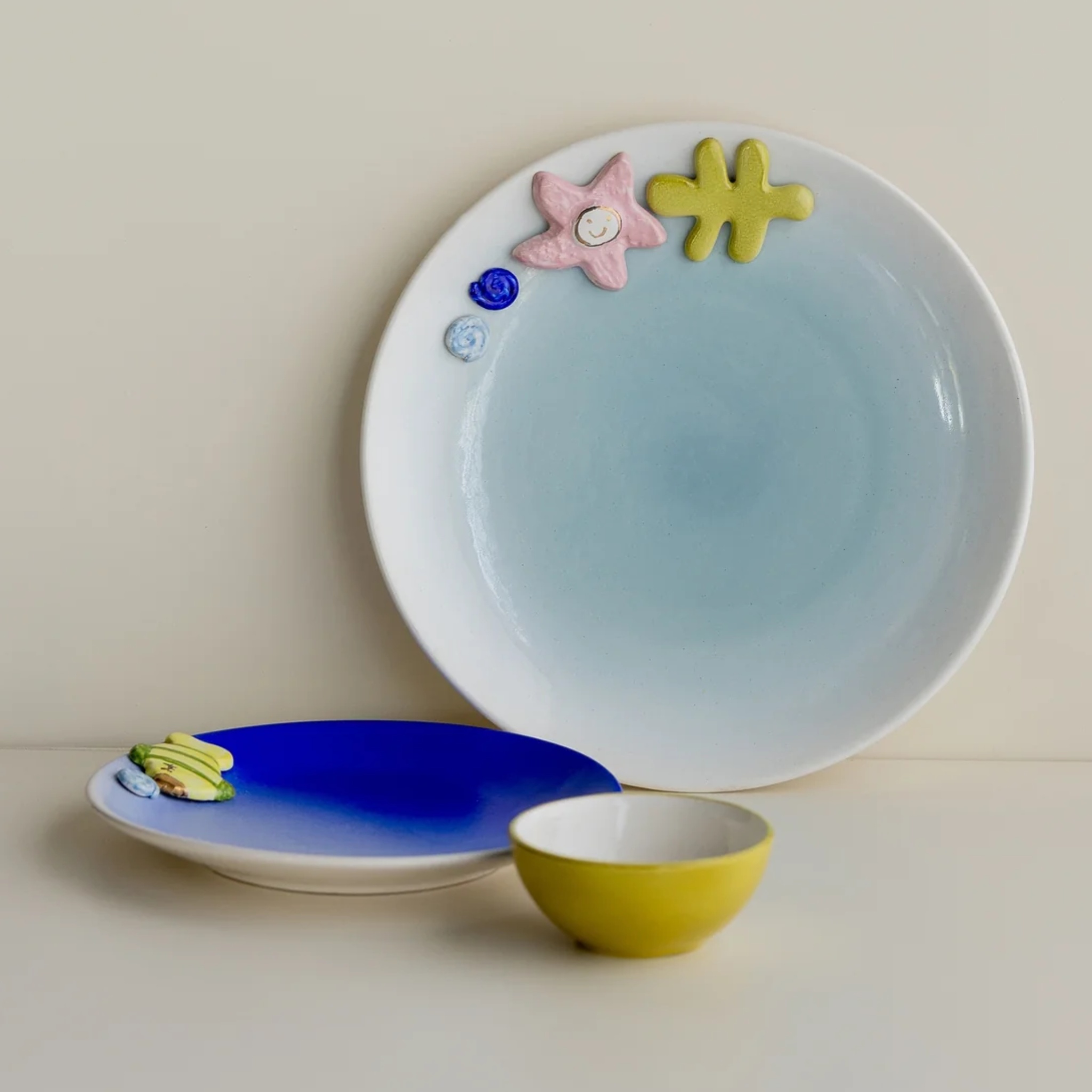 Under The Sea Dinner Set (set of 5) by nira's ceramics | Tooffi