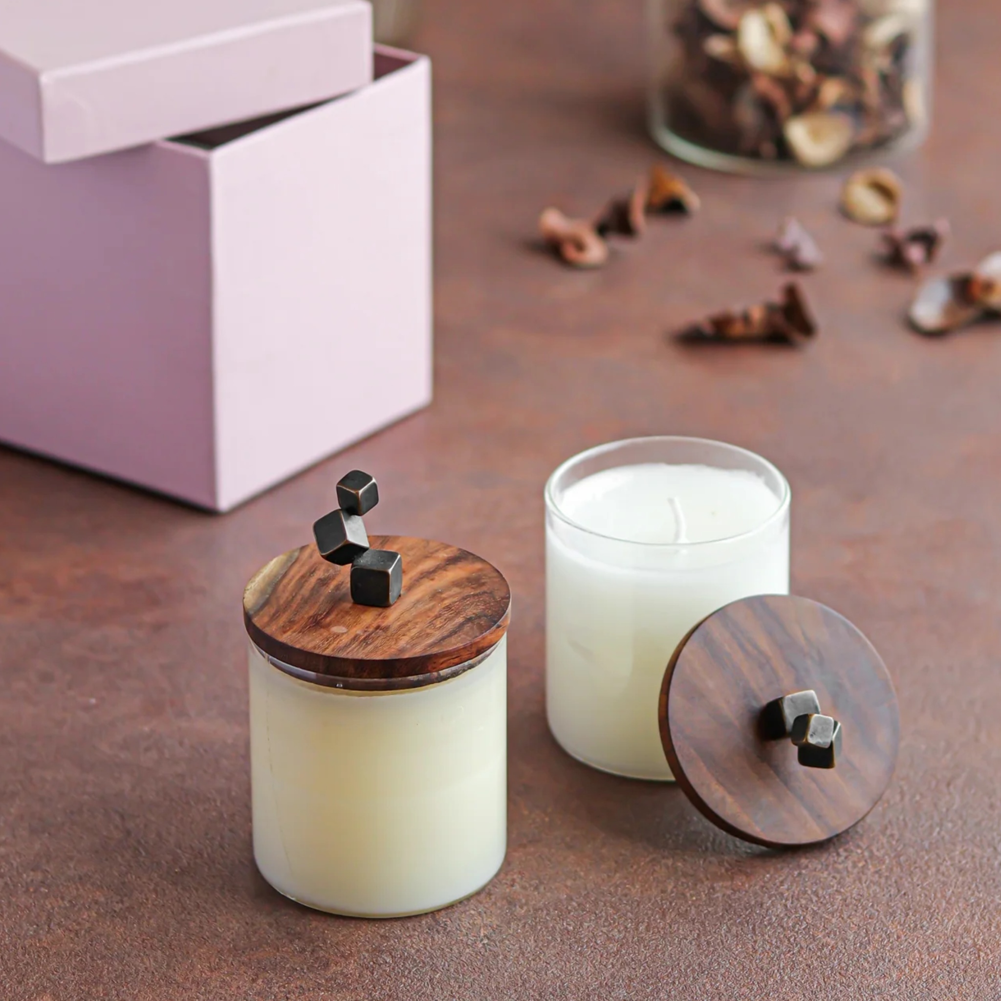 Cube Candles Gift Box by Saswata | Tooffi