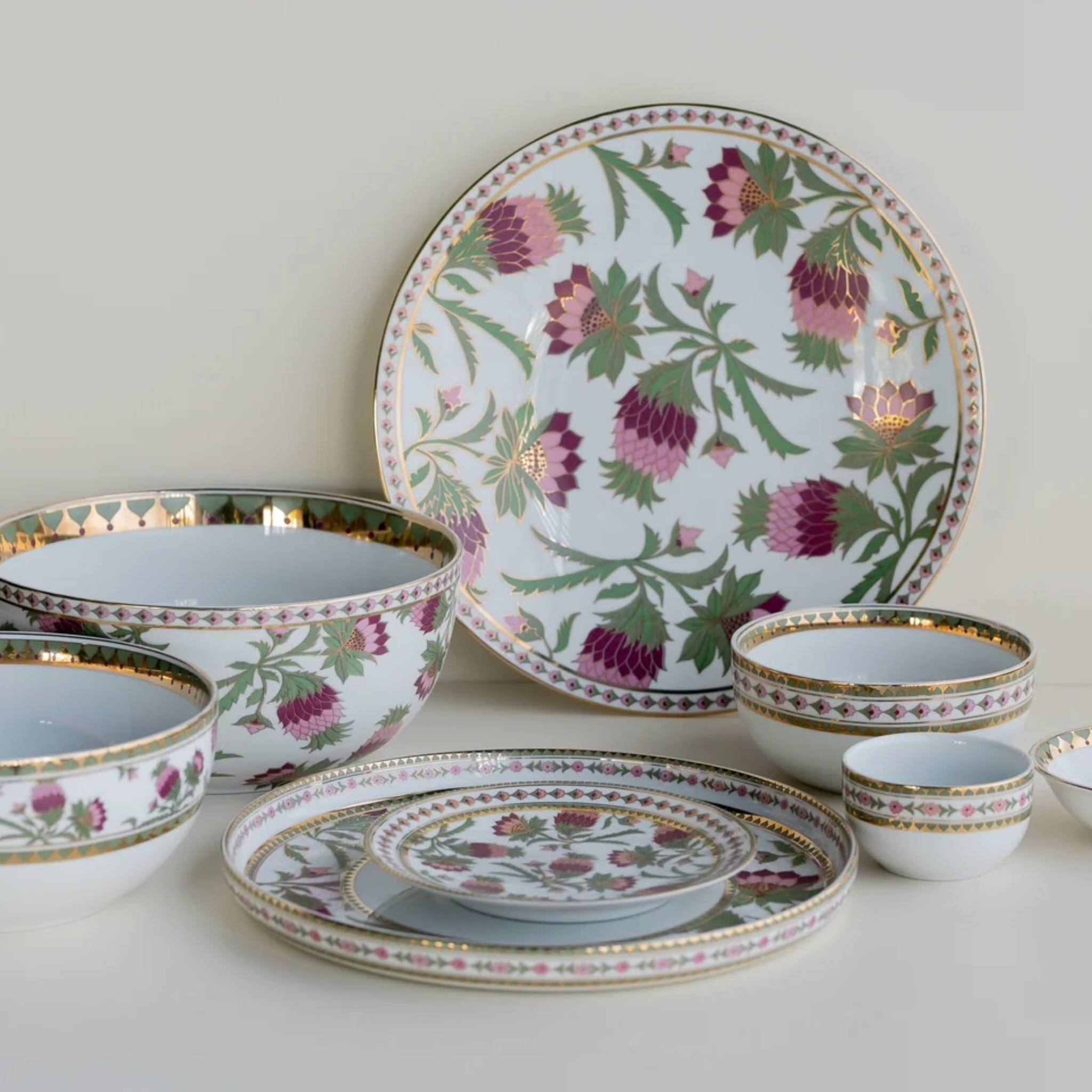 Bagh Bowl (Set Of 6) by nira's ceramics | Tooffi