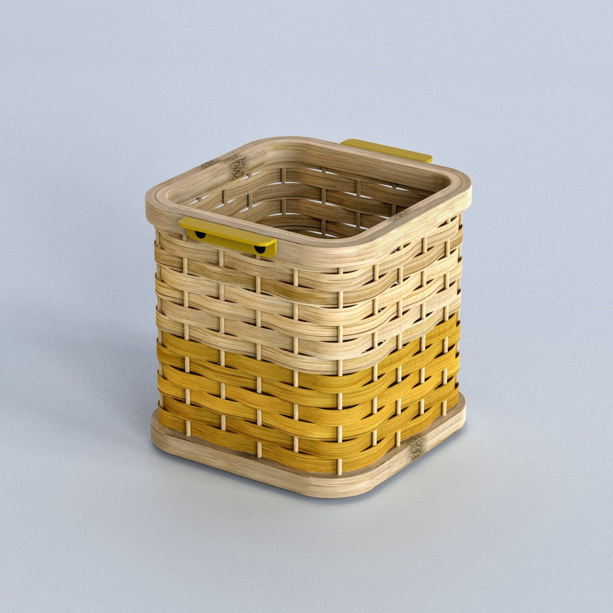 Mini Desk Basket: Wicker Handwoven Storage Basket by MIANZI | Tooffi