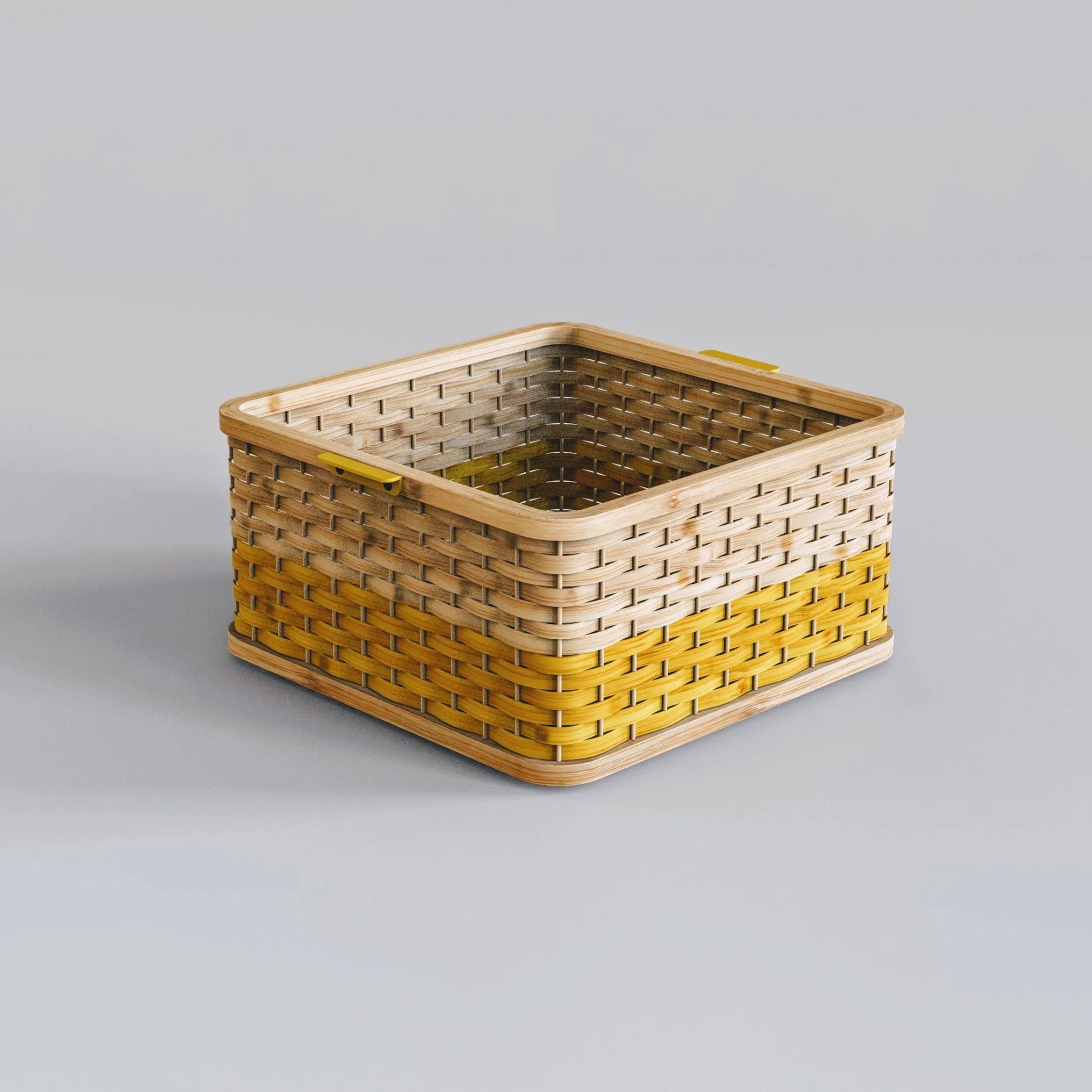 Squircle Desk Basket: Handwoven Storage Basket | Picnic Basket by MIANZI | Tooffi