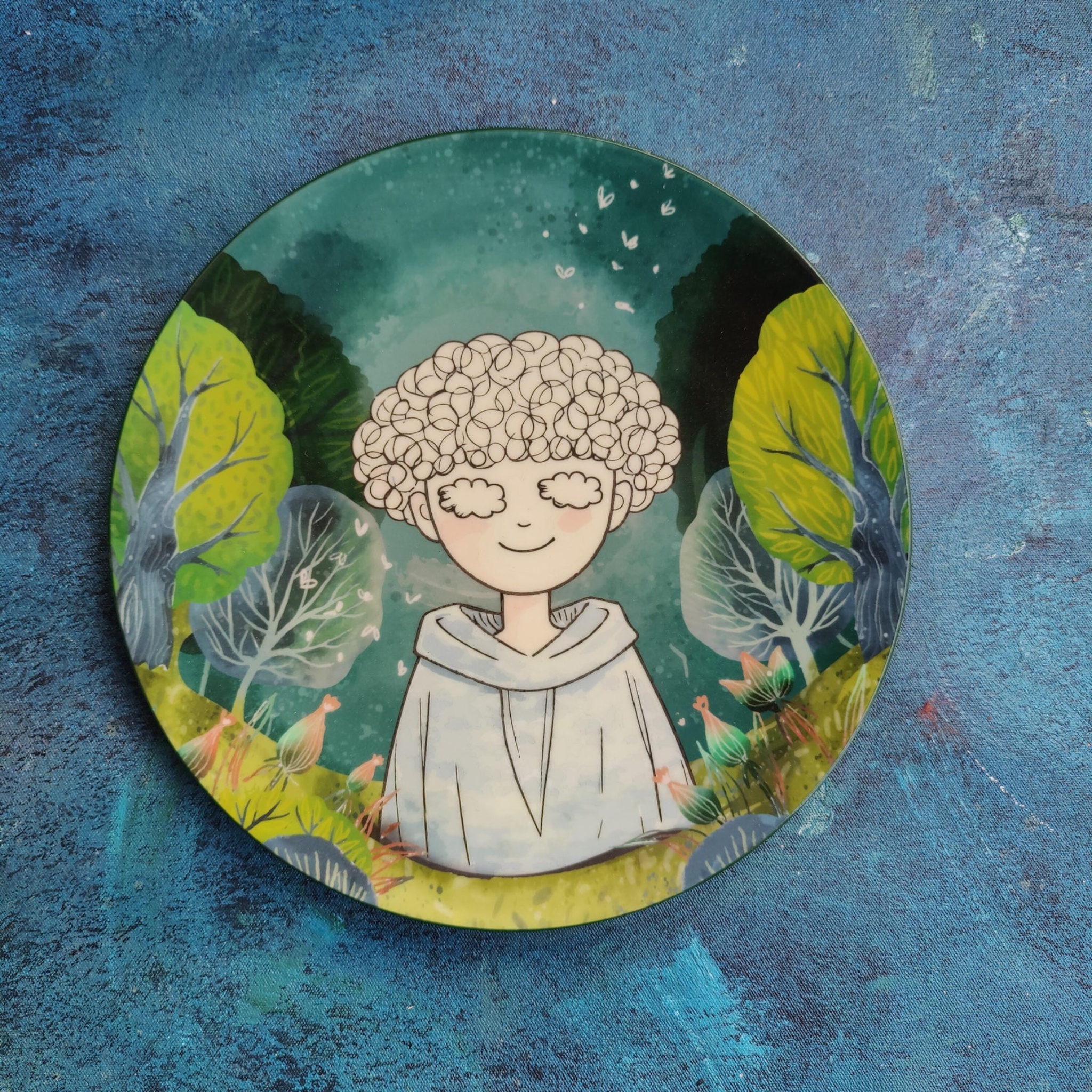 Meadow of thoughts - Decor Plate by urbankart - ta.da tableware | Tooffi