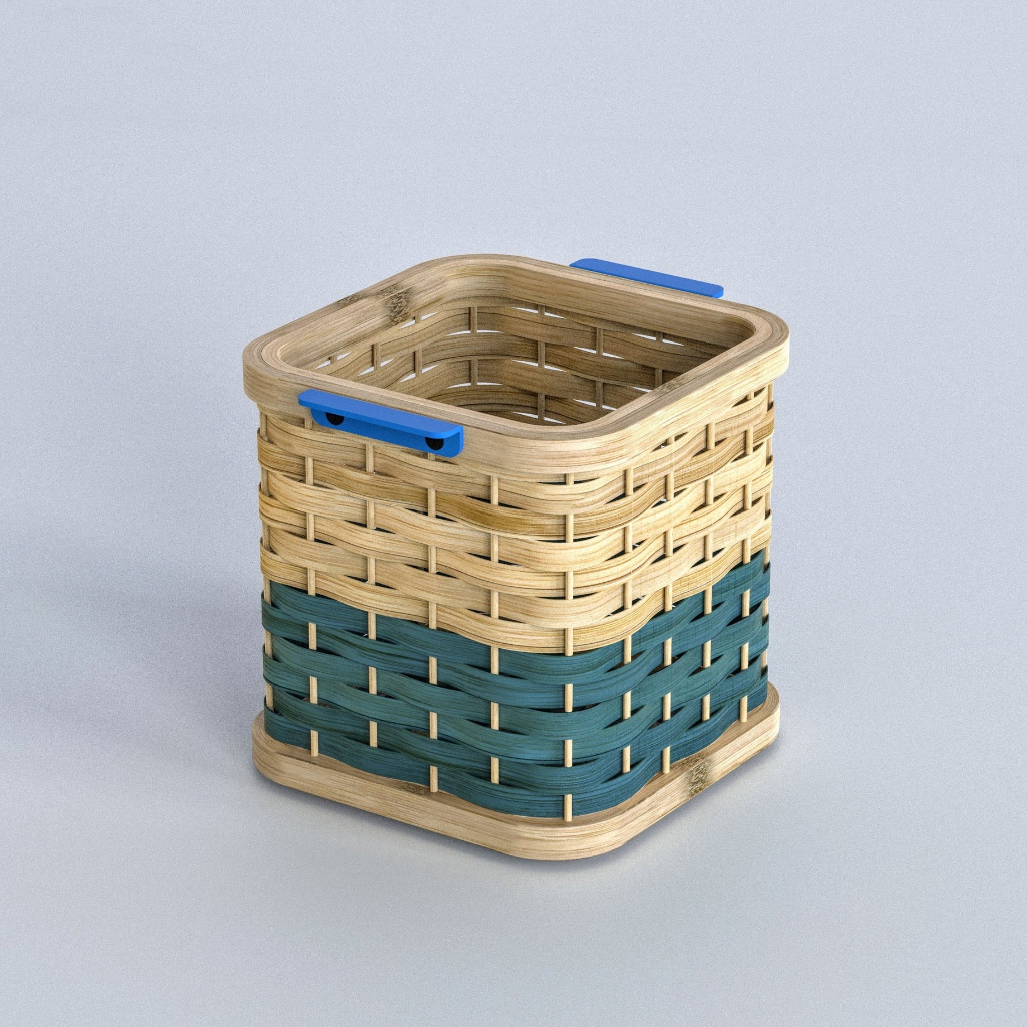 Mini Desk Basket: Wicker Handwoven Storage Basket by MIANZI | Tooffi