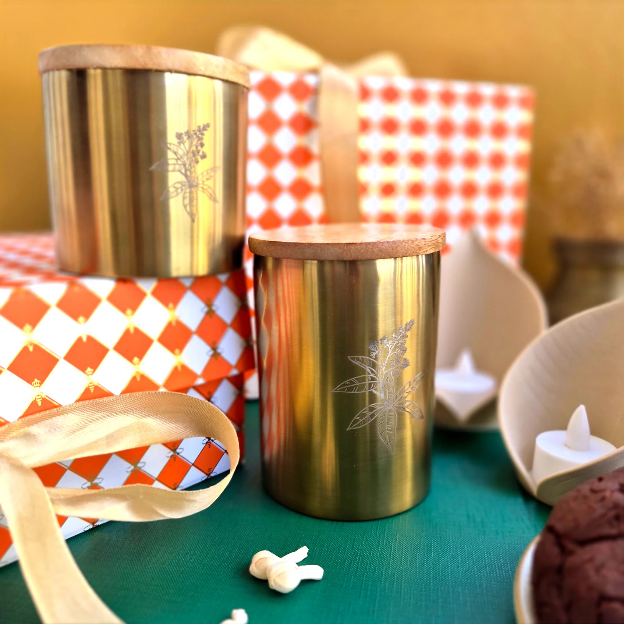 The Golden Gathering — Diwali Gift Box by urbankart - ta.da tableware | Tooffi