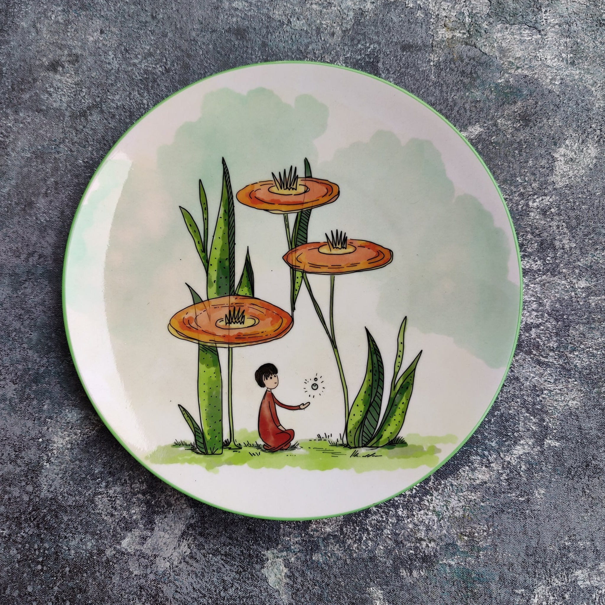 Beneath the blooms - Decor Plate by urbankart - ta.da tableware | Tooffi