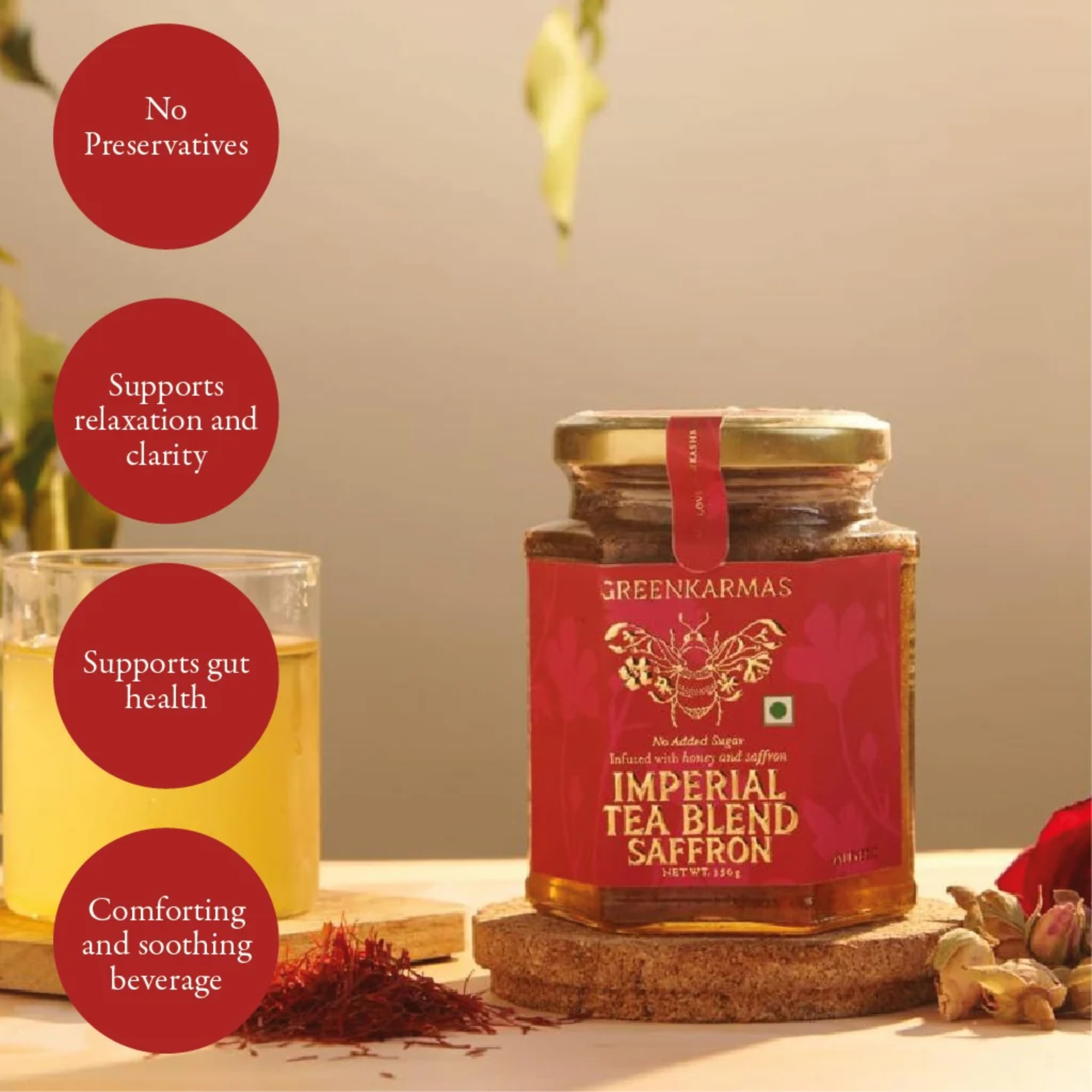 Imperial Tea Blend - Saffron by GreenKarmas | Tooffi