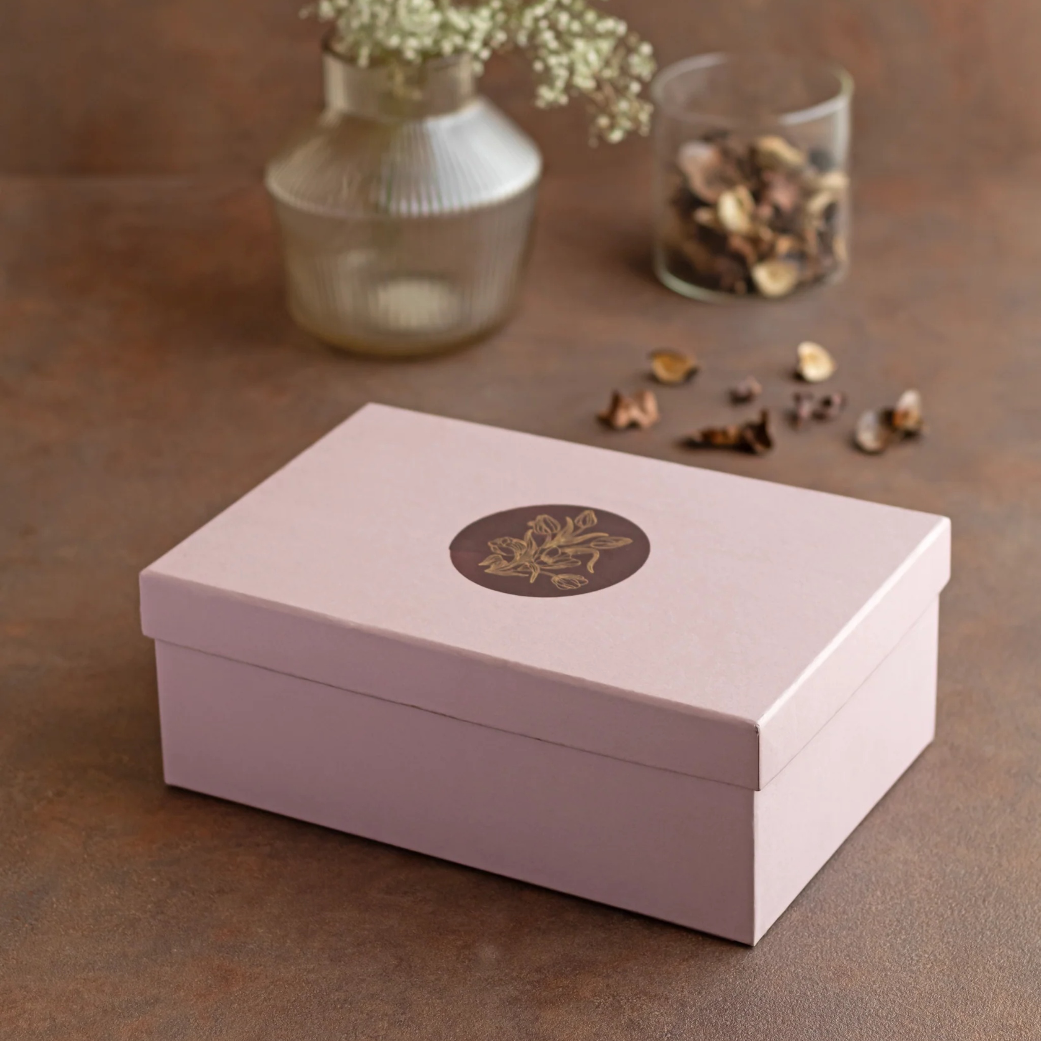 Yin Nutbowl + Coasters Gift Box by Saswata | Tooffi