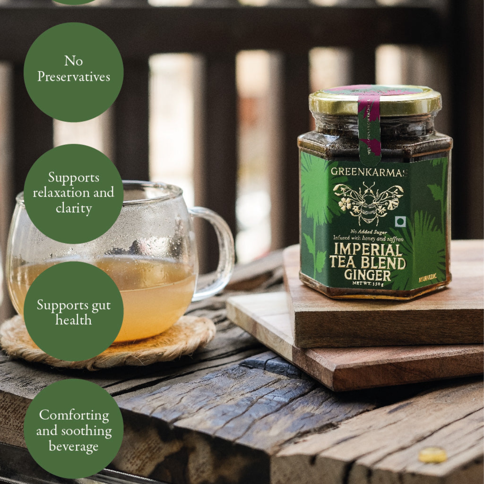 Imperial Tea Blend - Ginger(350g) by GreenKarmas | Tooffi