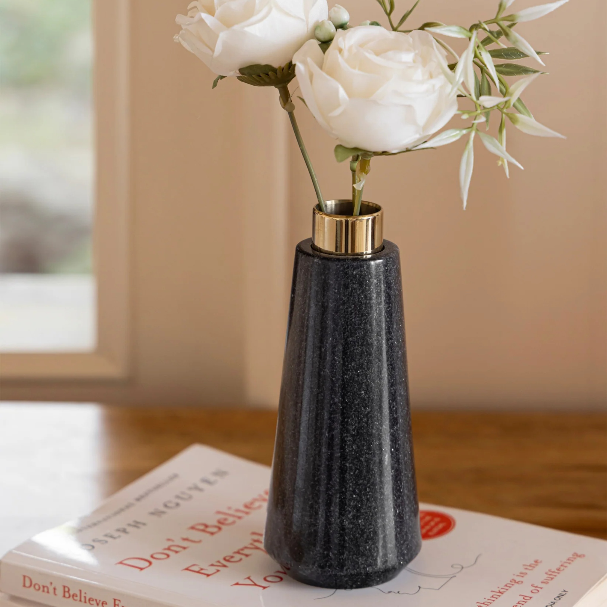 Bud Vase (Black) by Saswata | Tooffi