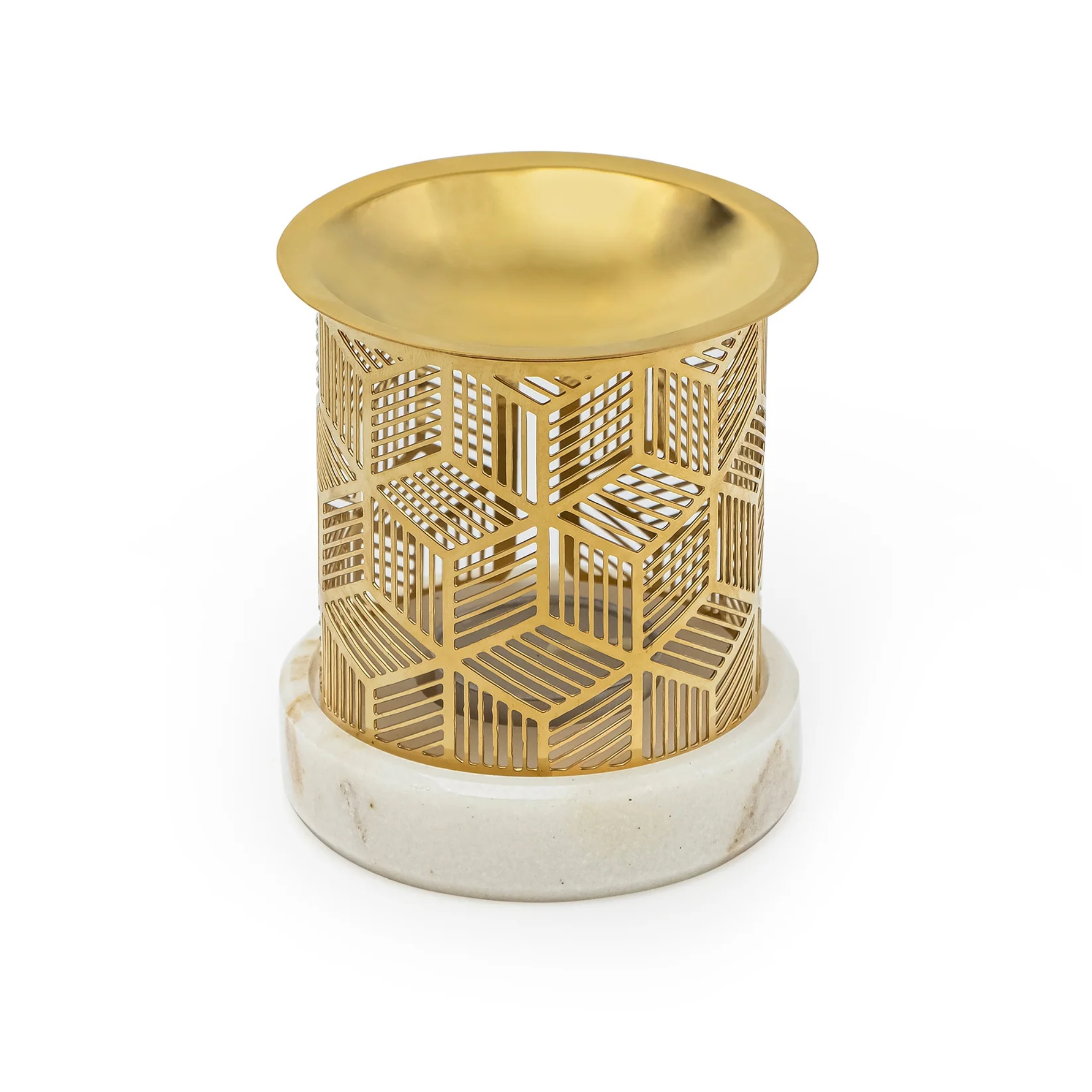 Aura Diffuser - Brass with Marble Base - Saswata by Saswata | Tooffi