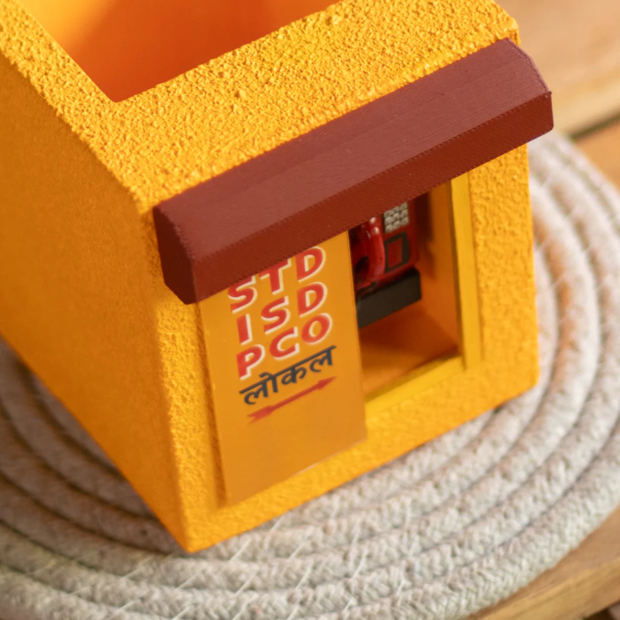 Handcrafted Mini Telephone booth by Bae & Bee studio | Tooffi
