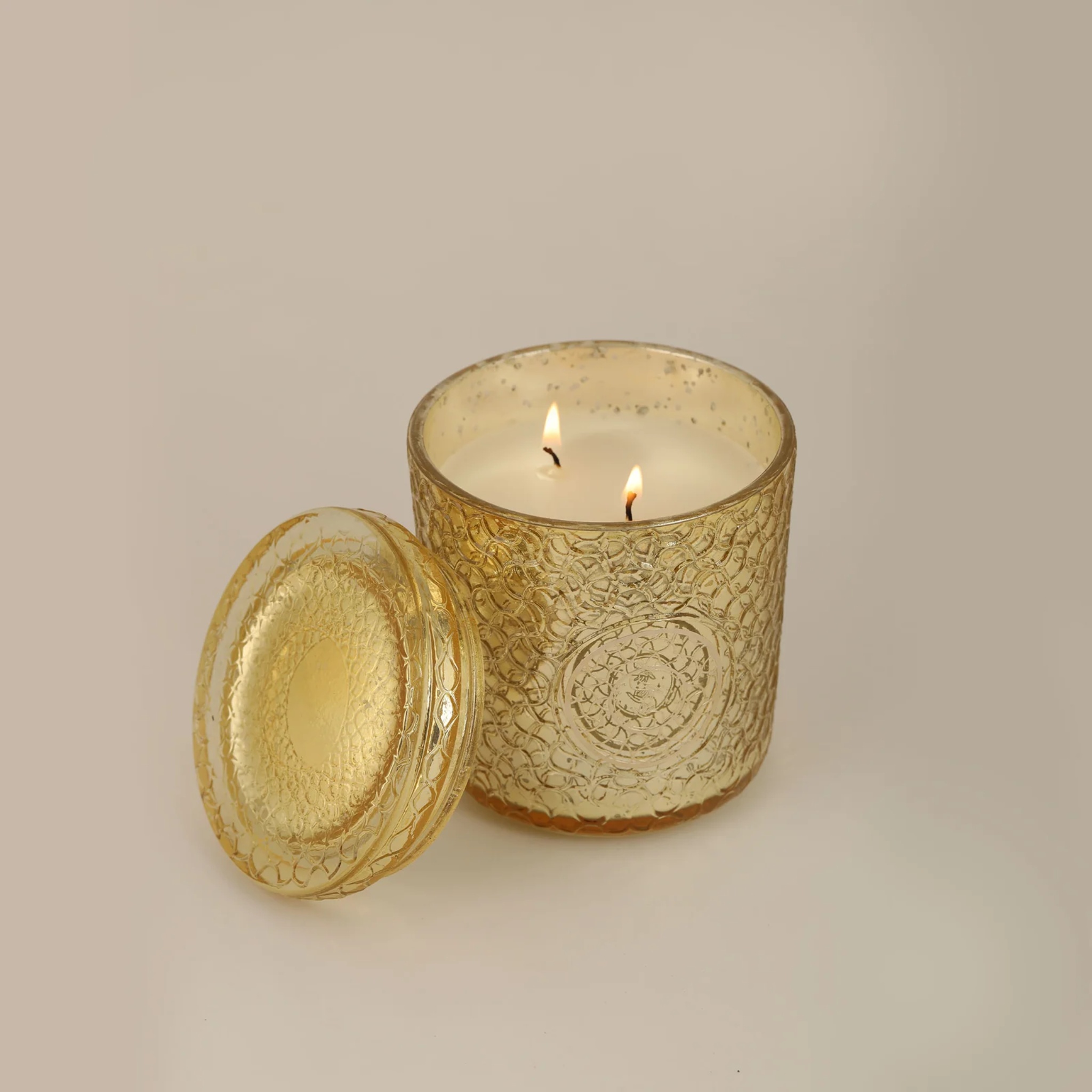 Endora Signature gold candle + Diffuser set by Endora Scented Candles | Tooffi