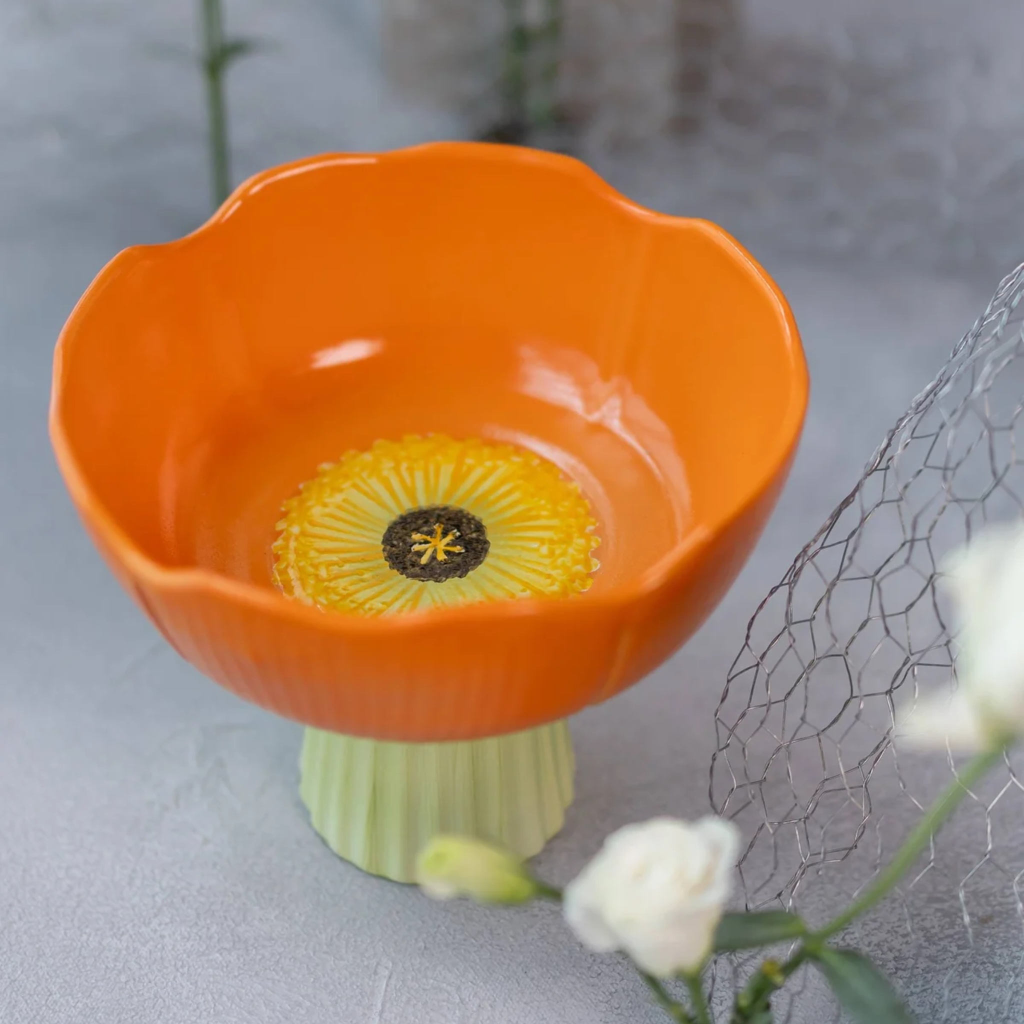 poppy serving bowl by nira's ceramics | Tooffi