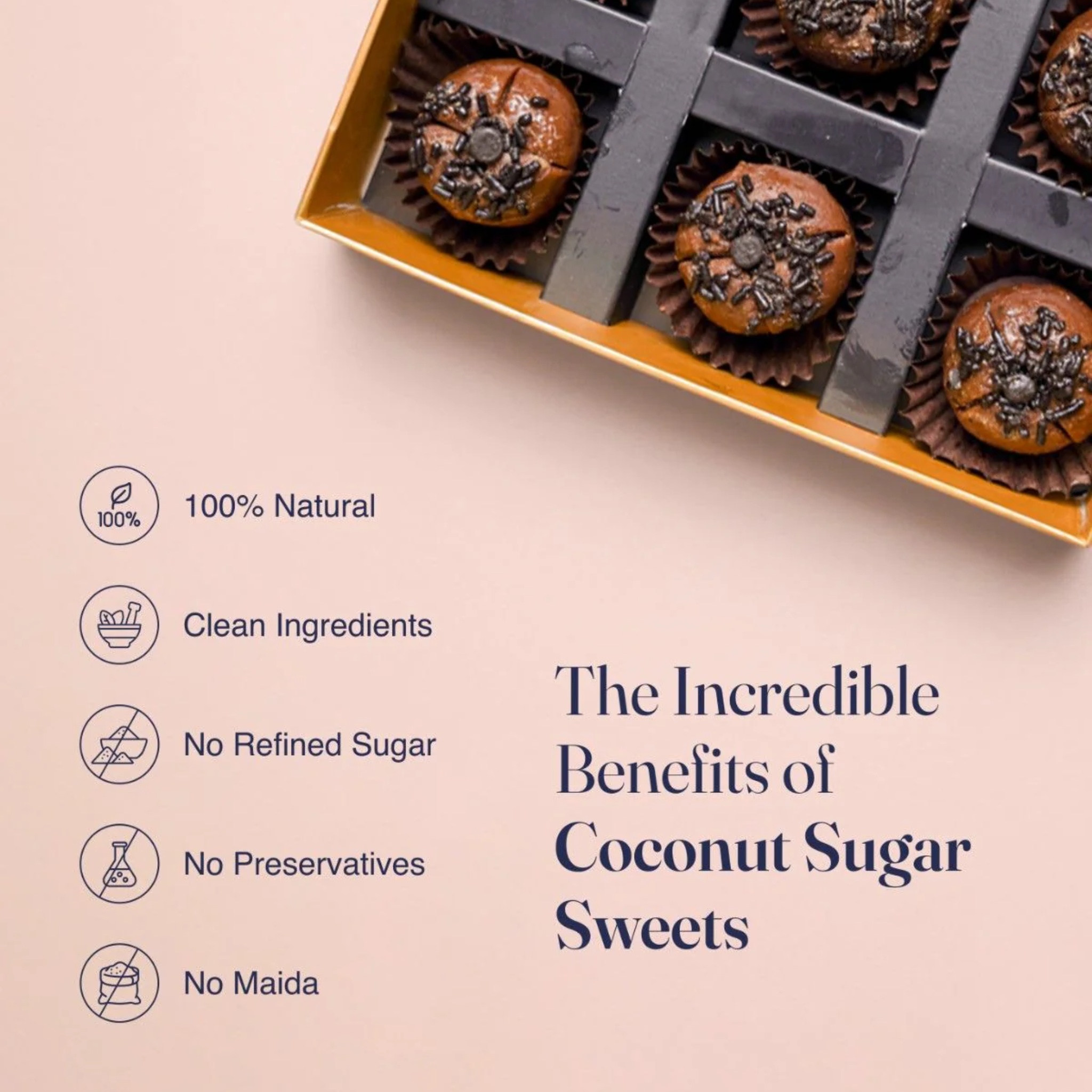 Choco Almond Pearls by The Coconut Sugar Company | Tooffi