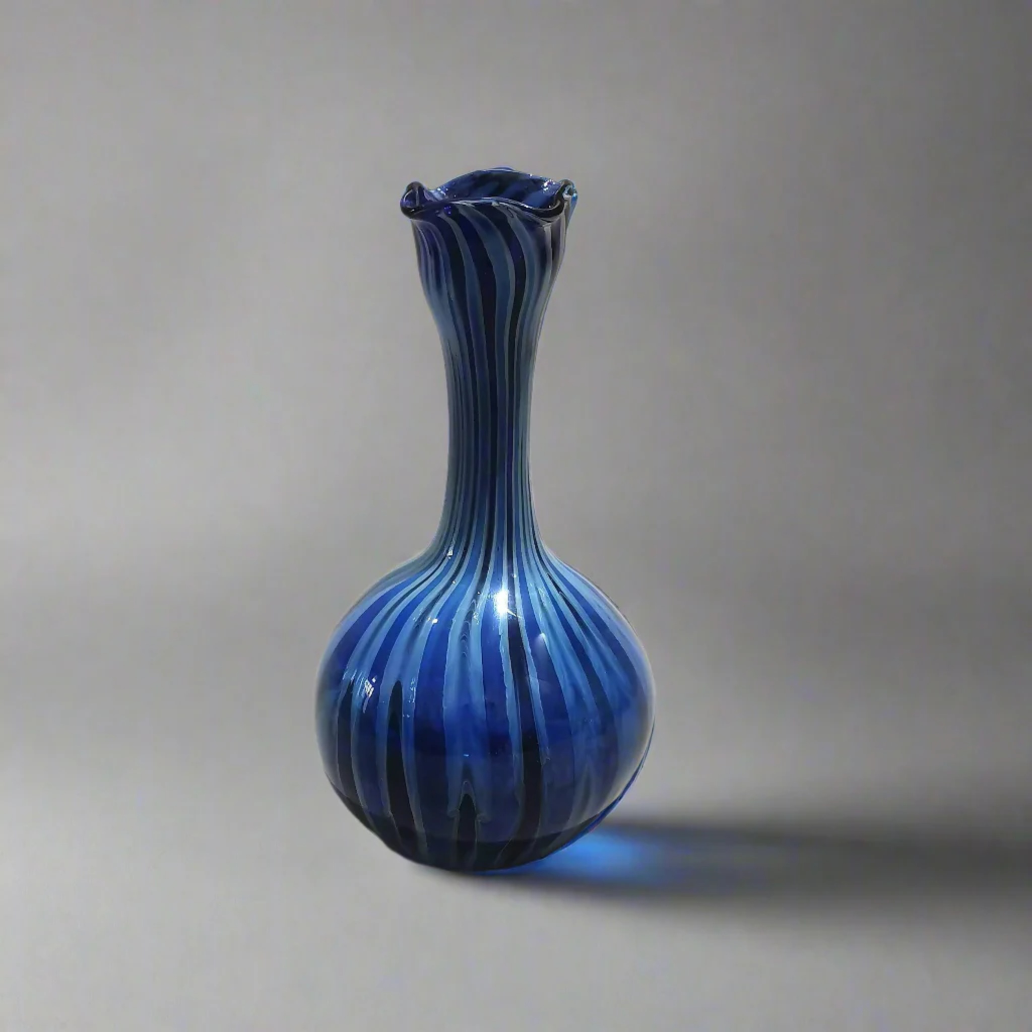 Bloom Art Holder - Blue Hues by RUSTIC HORSE GLASS STUDIO | Tooffi