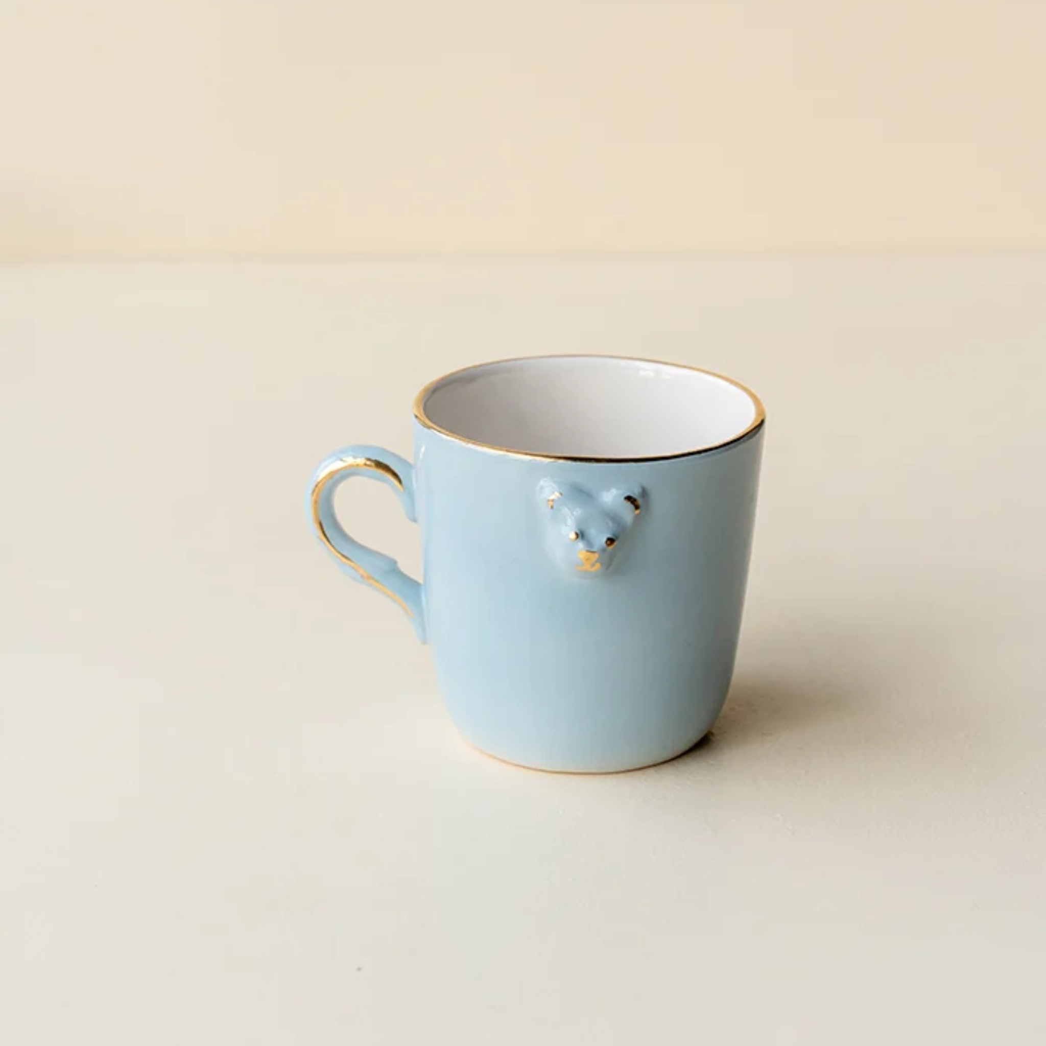 teddy breakfast set (set of 3) blue by nira's ceramics | Tooffi