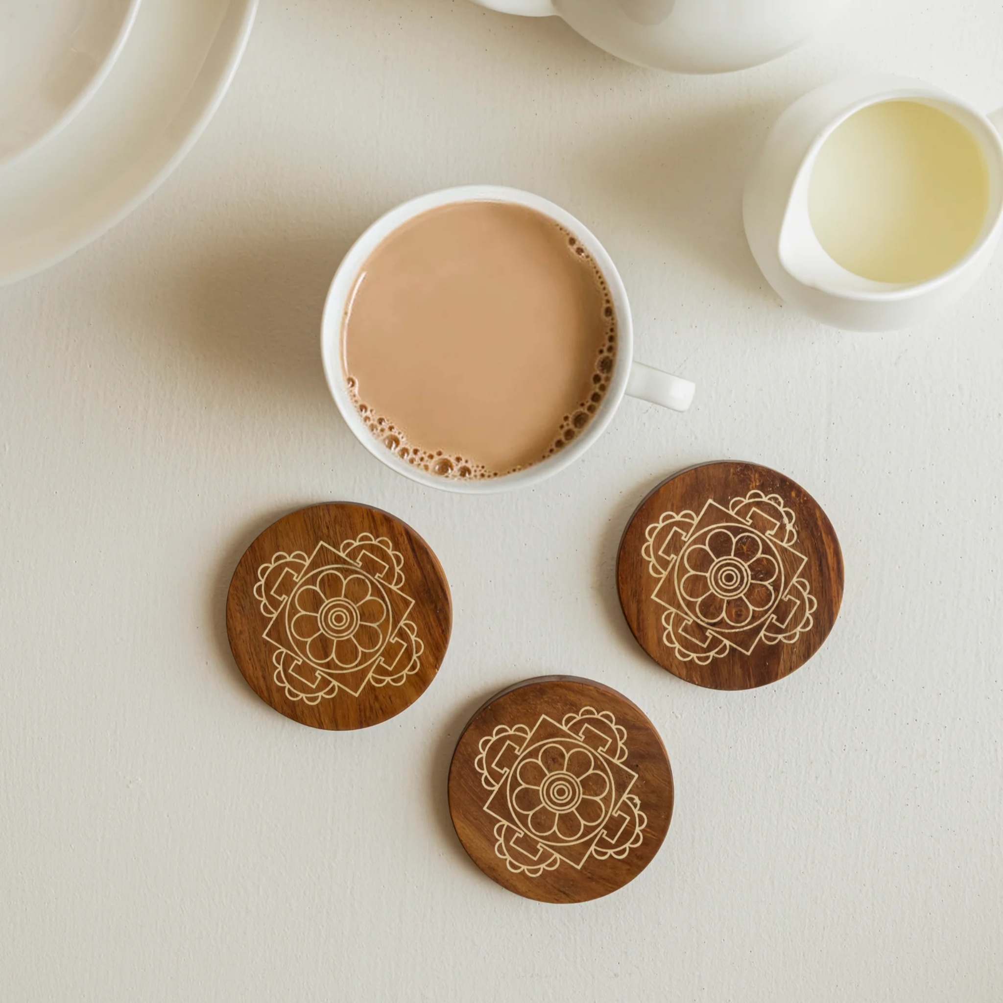 Mandala Coasters by Saswata | Tooffi