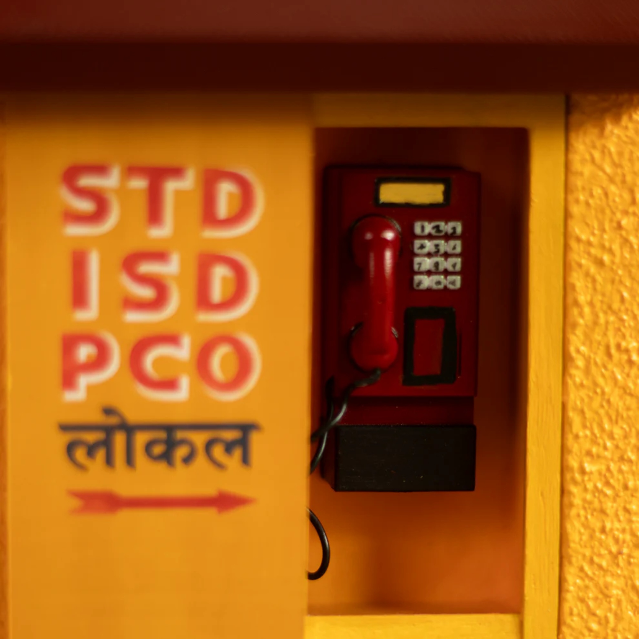 Handcrafted Mini Telephone booth by Bae & Bee studio | Tooffi