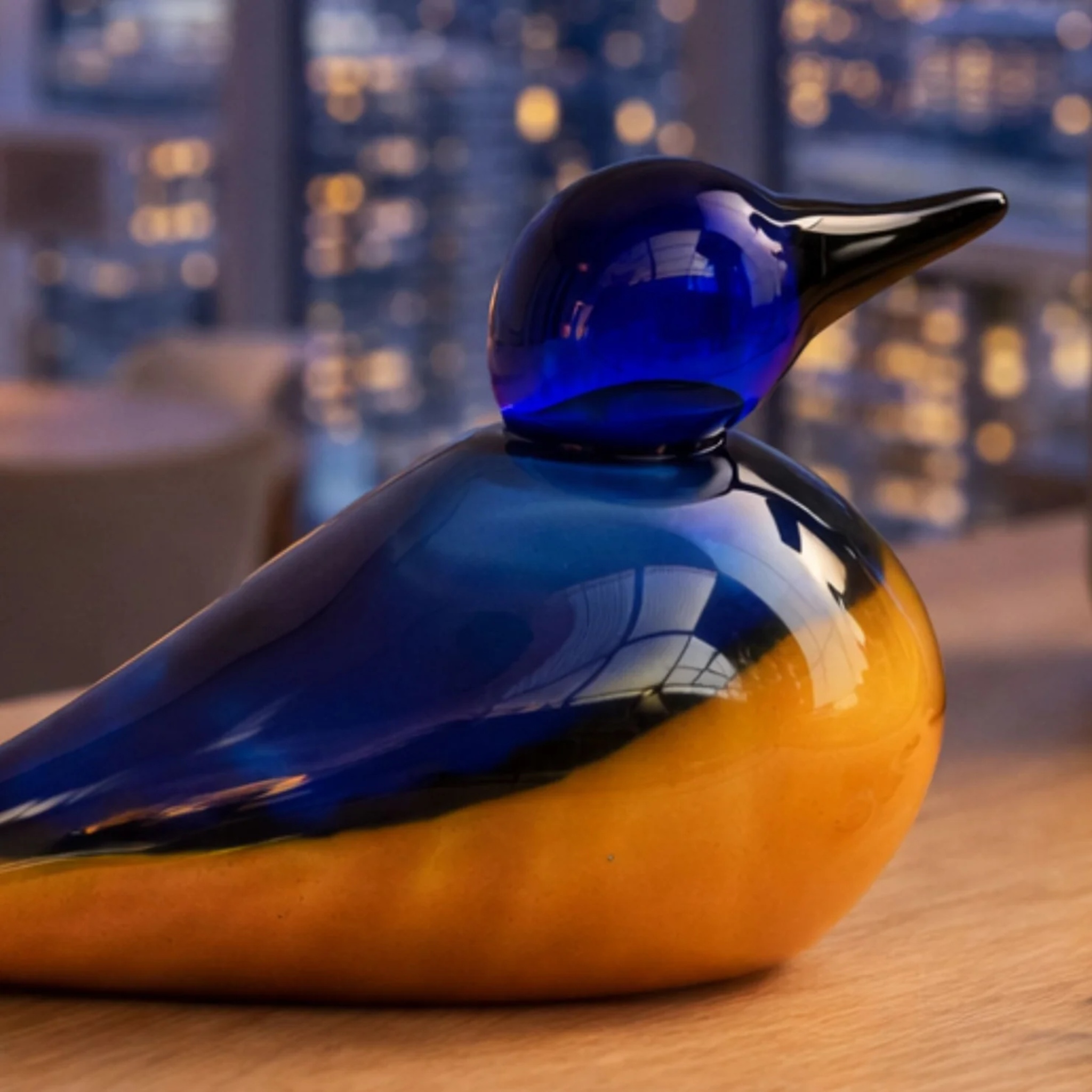 Cobalt Dusk — Handblown Glass Bird by RUSTIC HORSE GLASS STUDIO | Tooffi