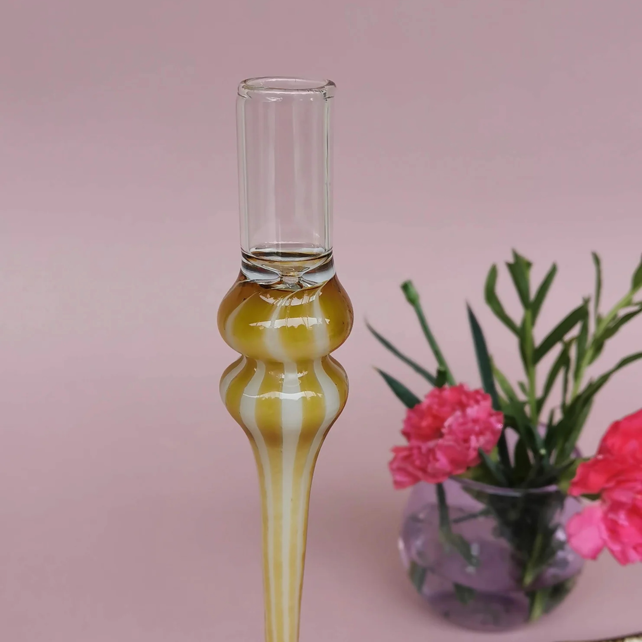 Vintage glass candle holder - Zerta by RUSTIC HORSE GLASS STUDIO | Tooffi