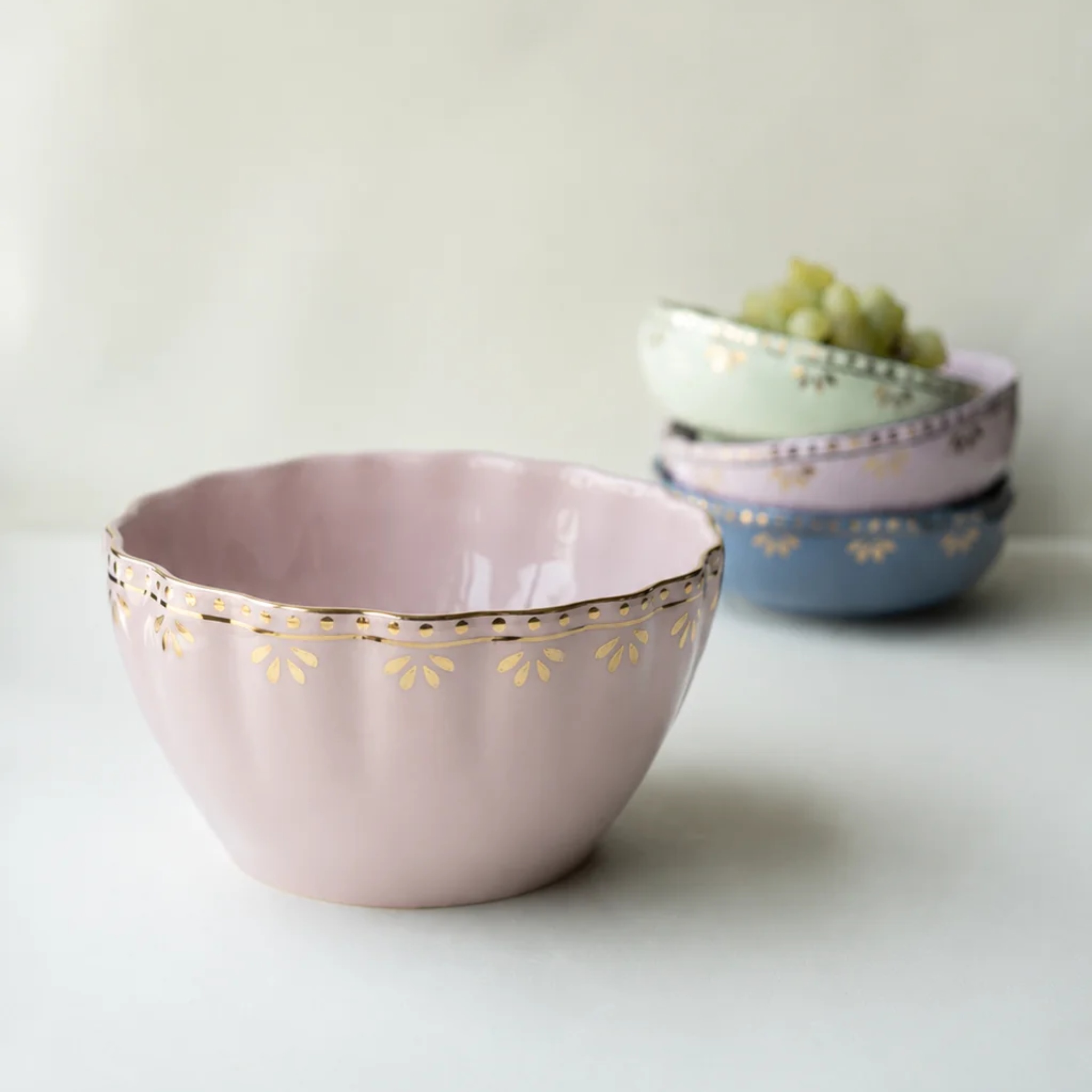 Spring salad bowl by nira's ceramics | Tooffi