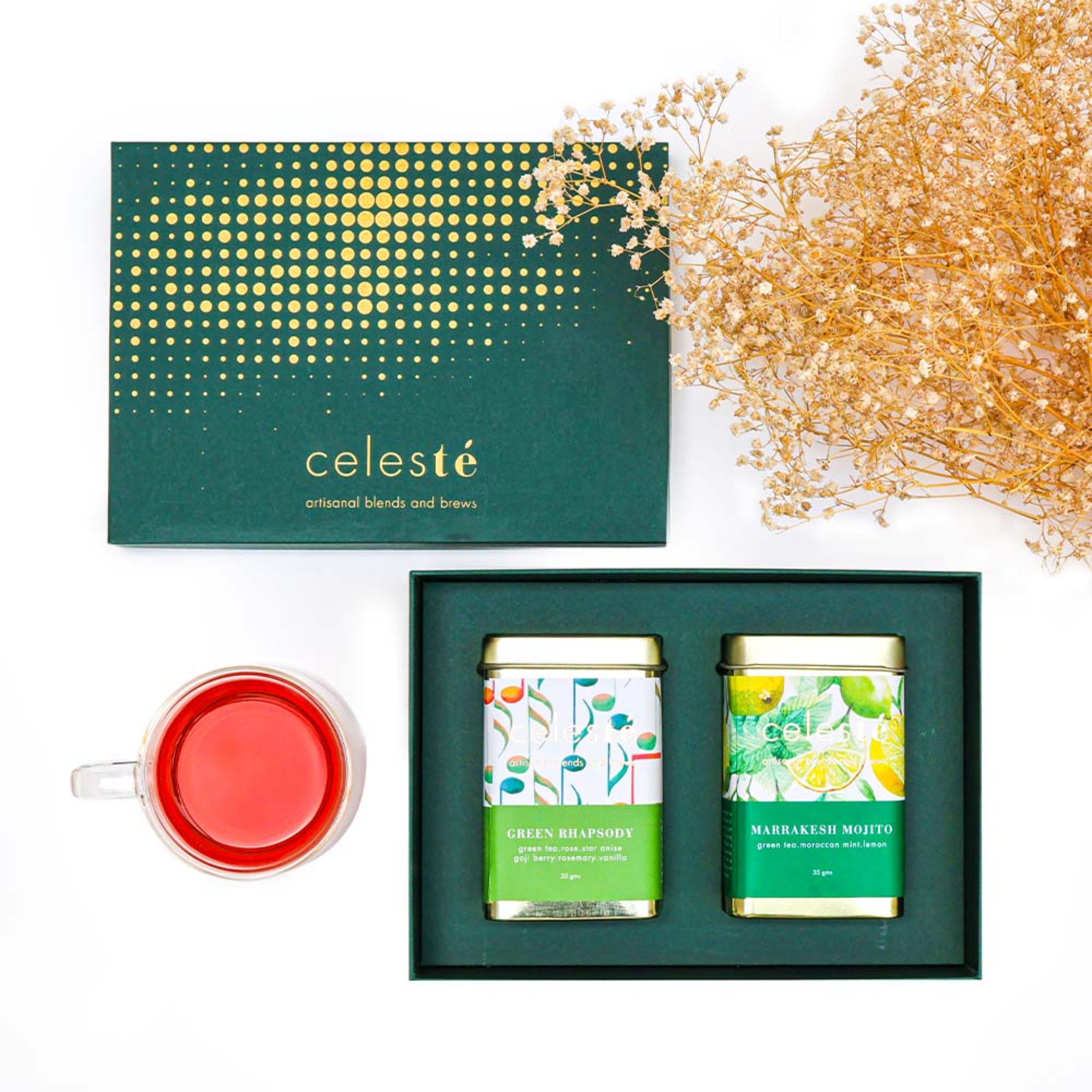 Artisanal Tea Gift Box - Set of 2 by Celestial Brew Estates India (OPC) Pvt Ltd. | Tooffi