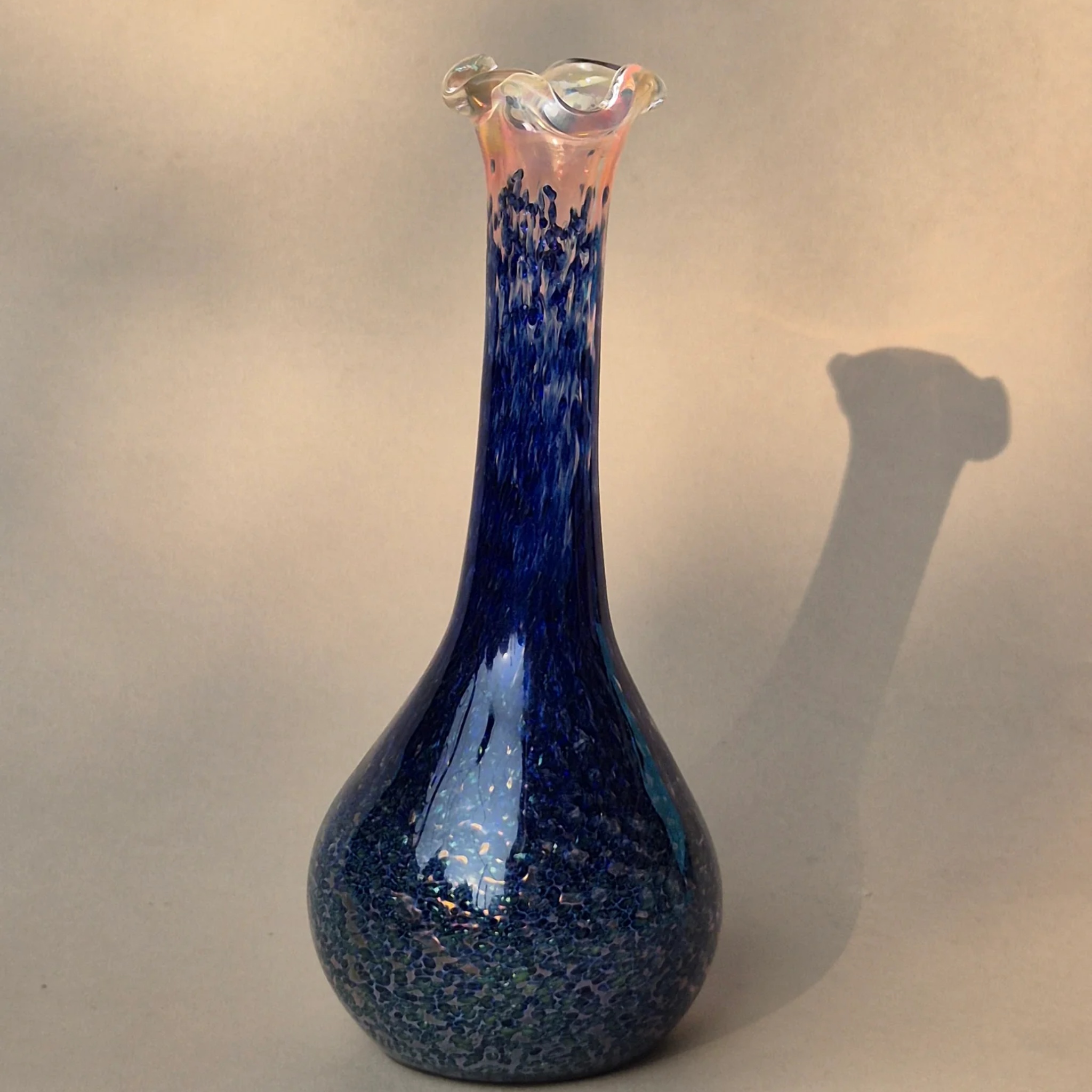 Bloom Art Holder -Blue Galaxy by RUSTIC HORSE GLASS STUDIO | Tooffi