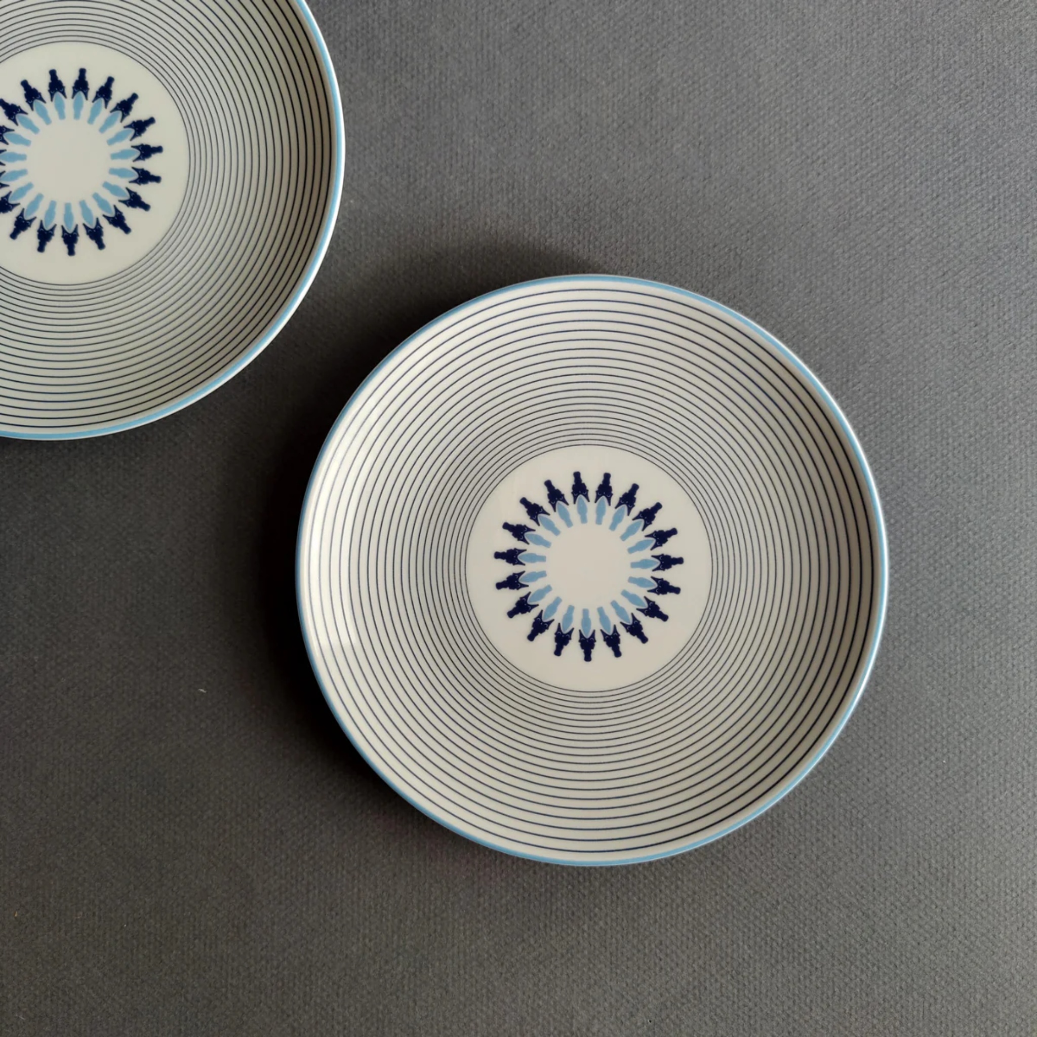 Prussian Blue Star – Quarter / Snack Plate by urbankart - ta.da tableware | Tooffi